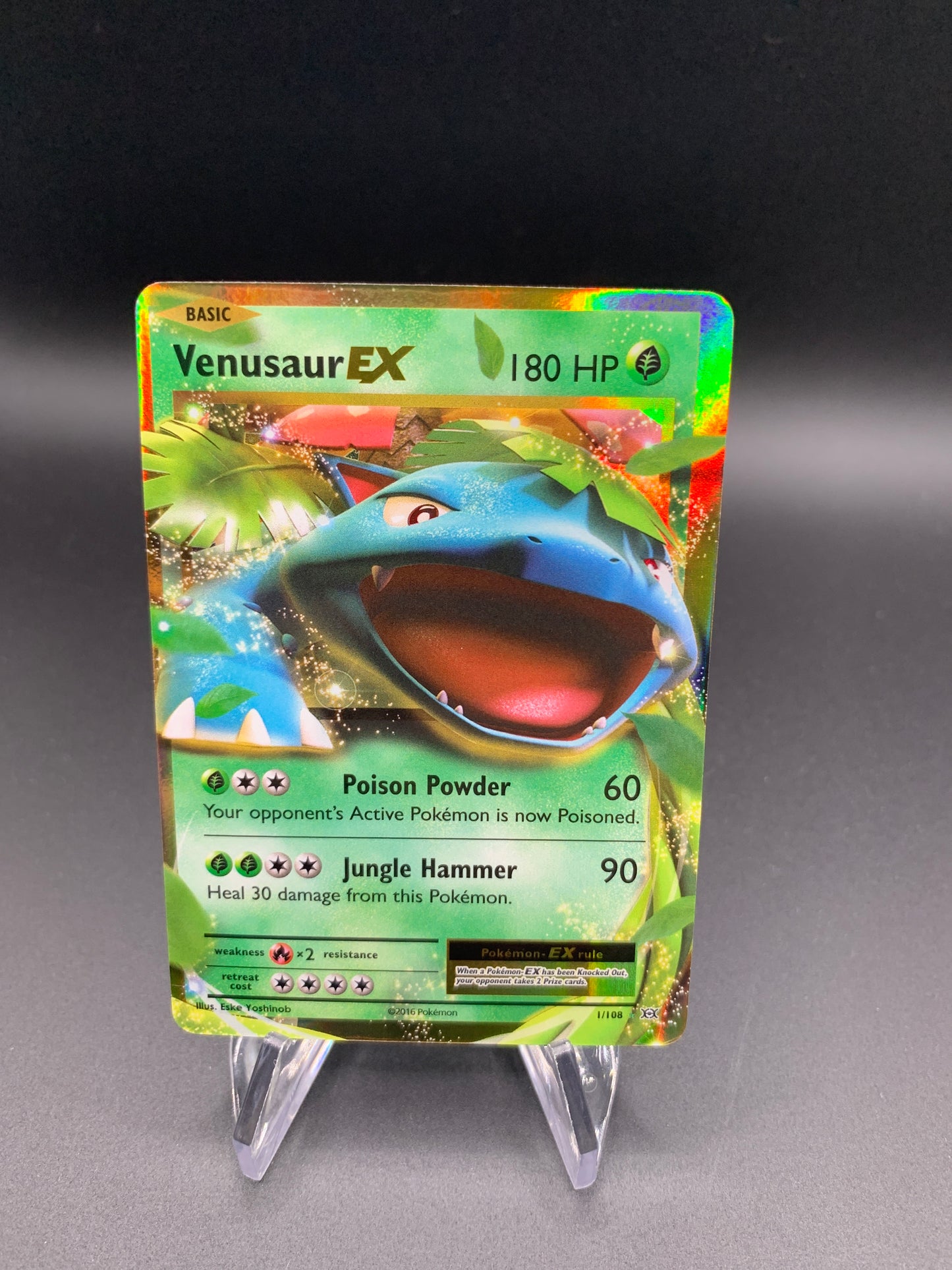 Pokémon TCG: 2016 Venusur EX - 1/108 - XY: Evolutions