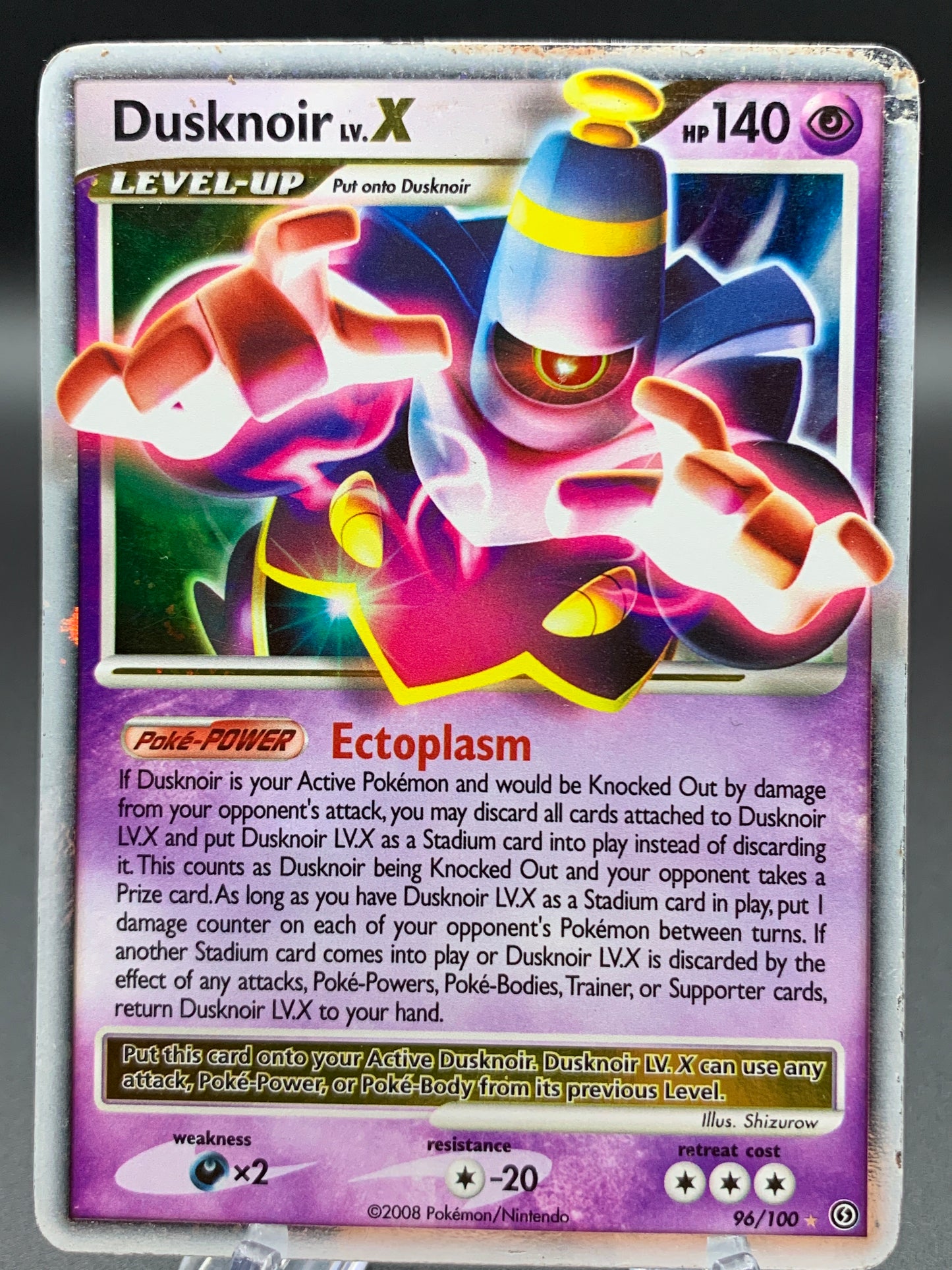 Pokémon TCG: 2008 Dusknoir LV.X - 96/100 - D&P: Stormfront