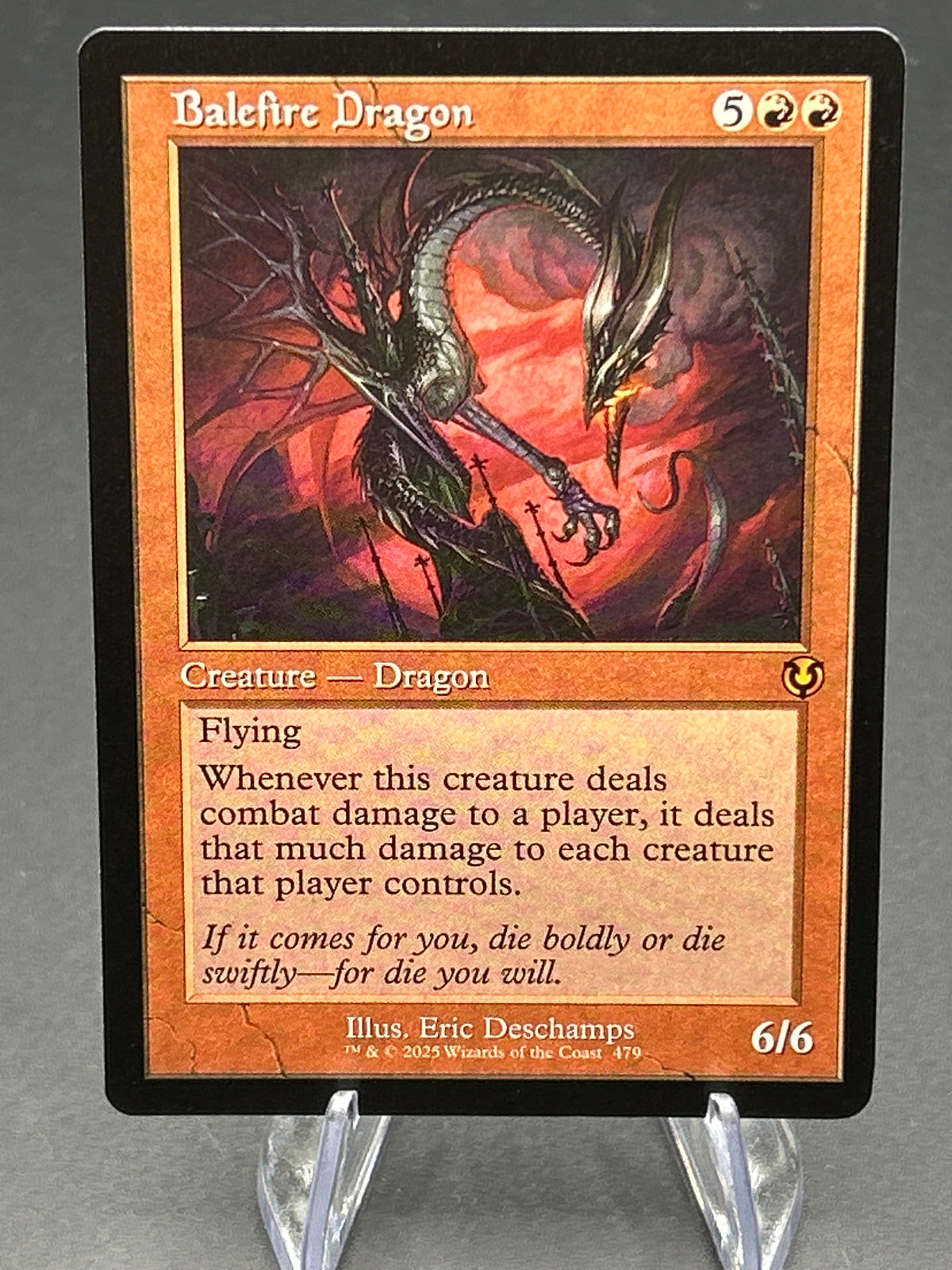 MTG TCG: Balefire Dragon (Retro Frame) - Innistrad Remastered (INR)