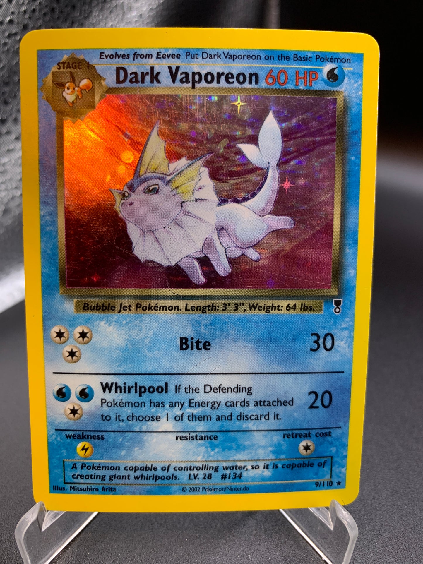 Pokémon TCG: 2002 Dark Vaporeon 9/110 - Legendary Collection