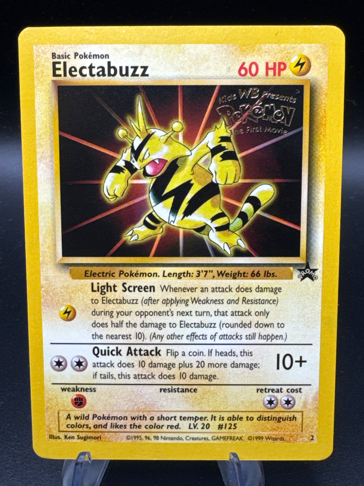 Pokémon TCG: 1999 Electabuzz - #2 - WoTC Movie Promo