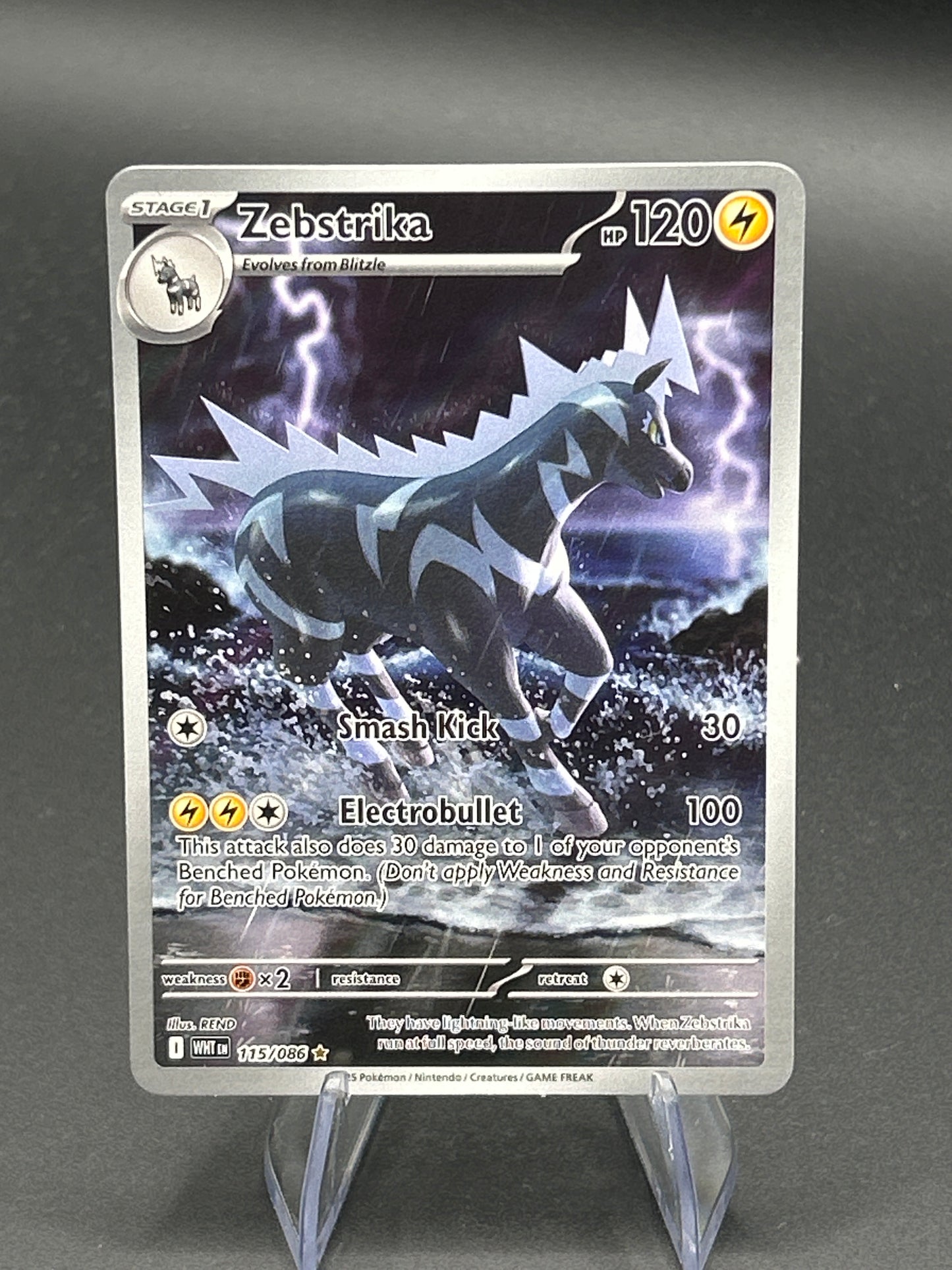 Pokémon TCG: 2025 - Zebstrika 115/086 - White Flare