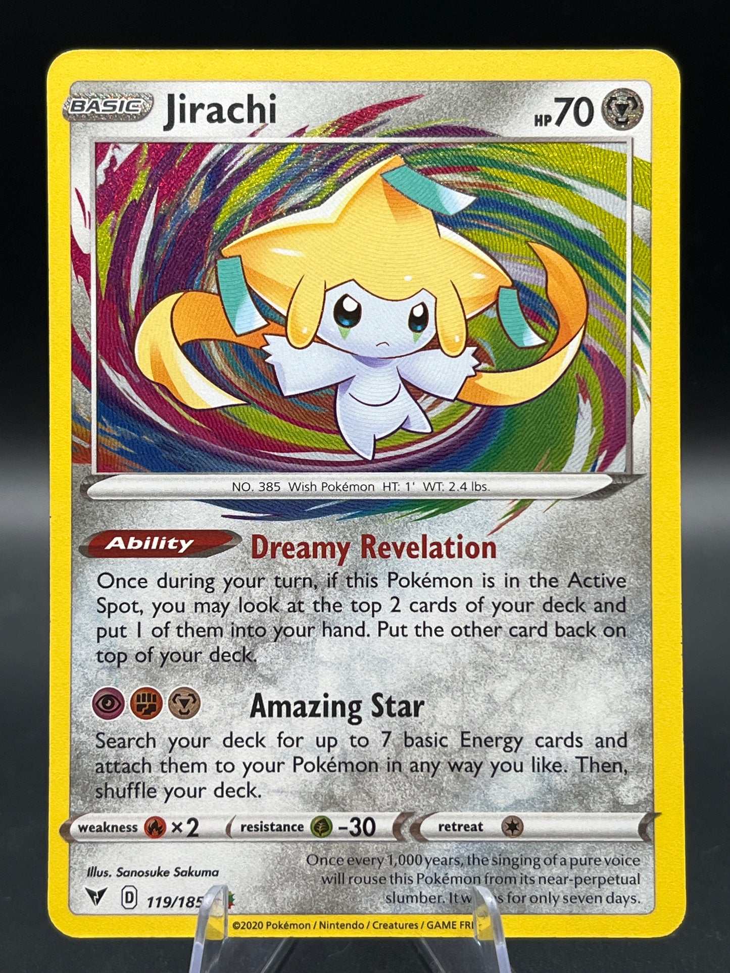 Pokémon TCG: 2020 Jirachi 119/185 SWSH: Vivid Voltage