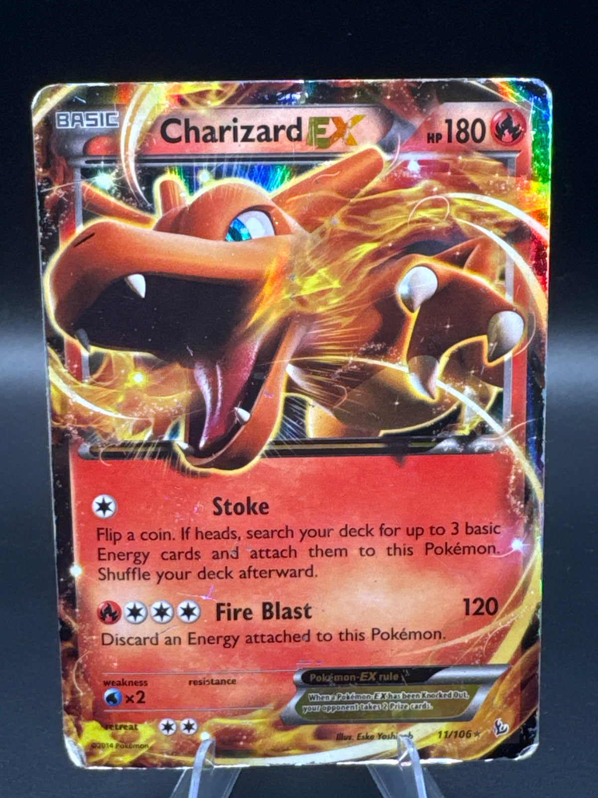 Pokémon TCG: 2014 Charizard EX 11/106 XY: Flashfire