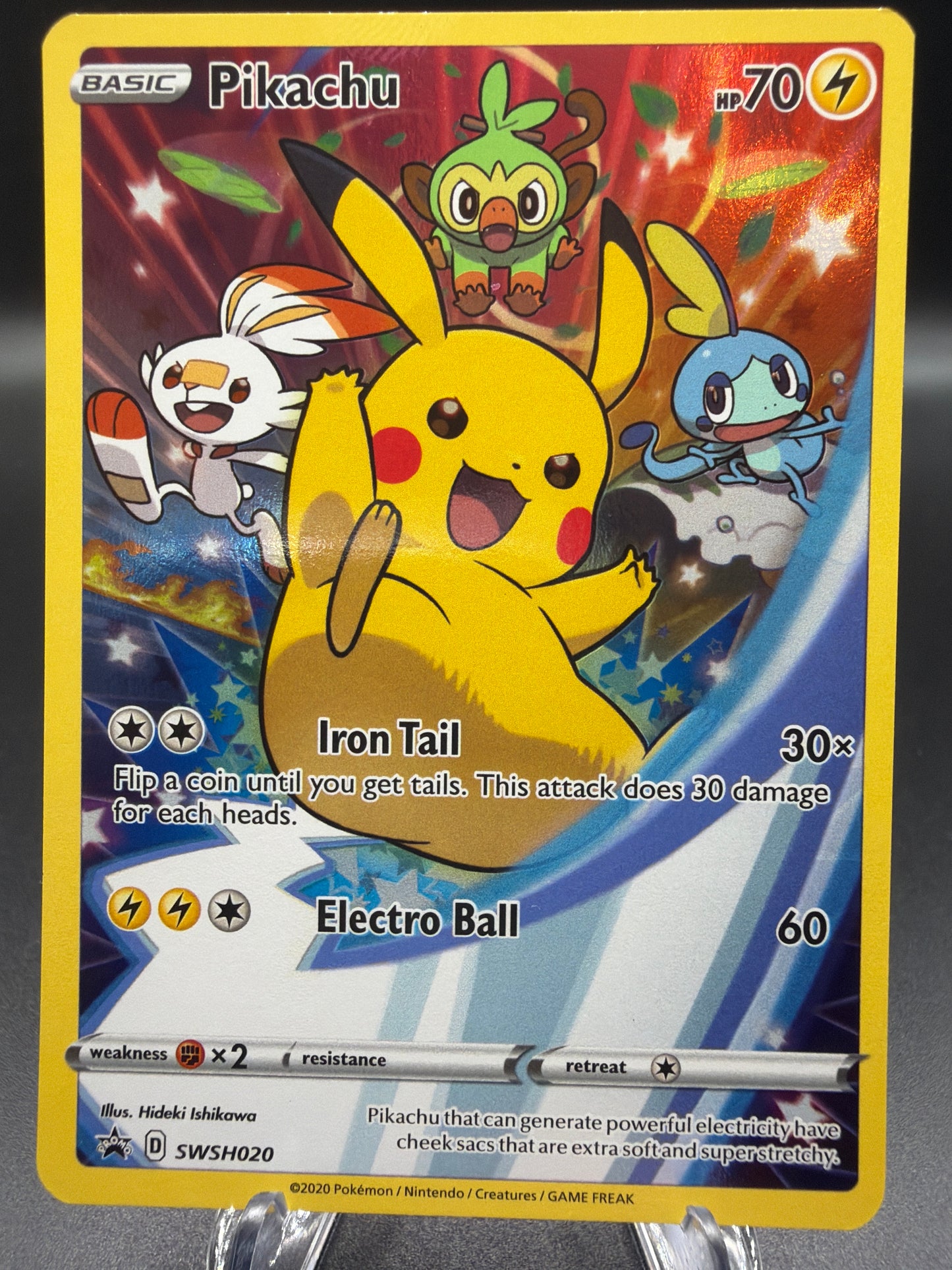 Pokémon TCG: 2020 Pikachu SWSH020 Sword & Shield Promos