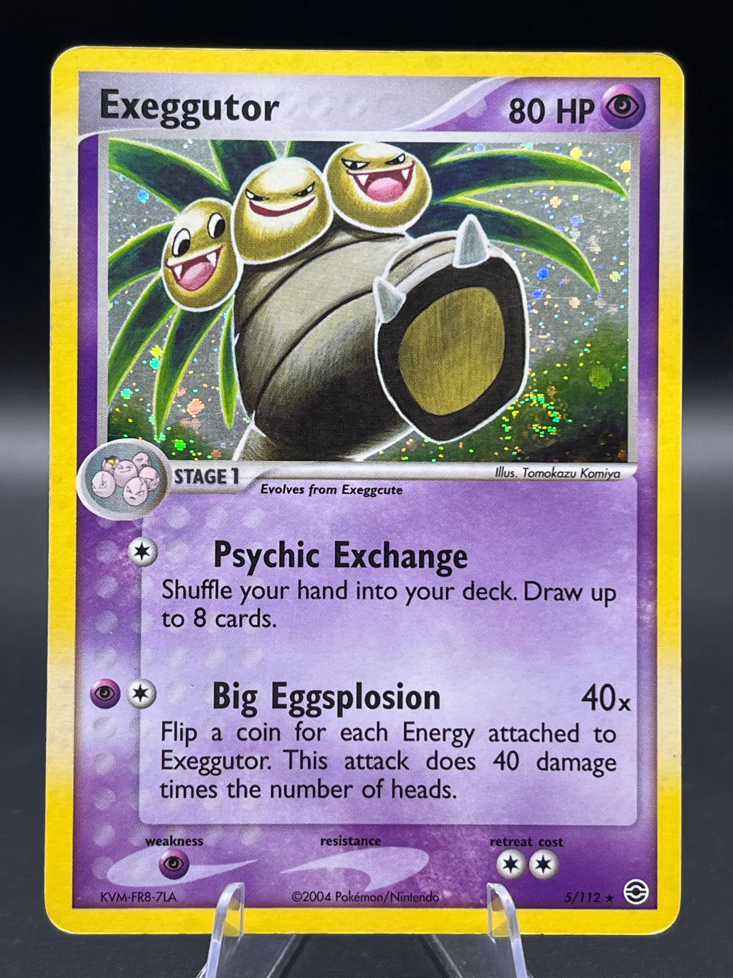 Pokémon TCG: 2004 Exeggutor 5/112 - EX FireRed & LeafGreen