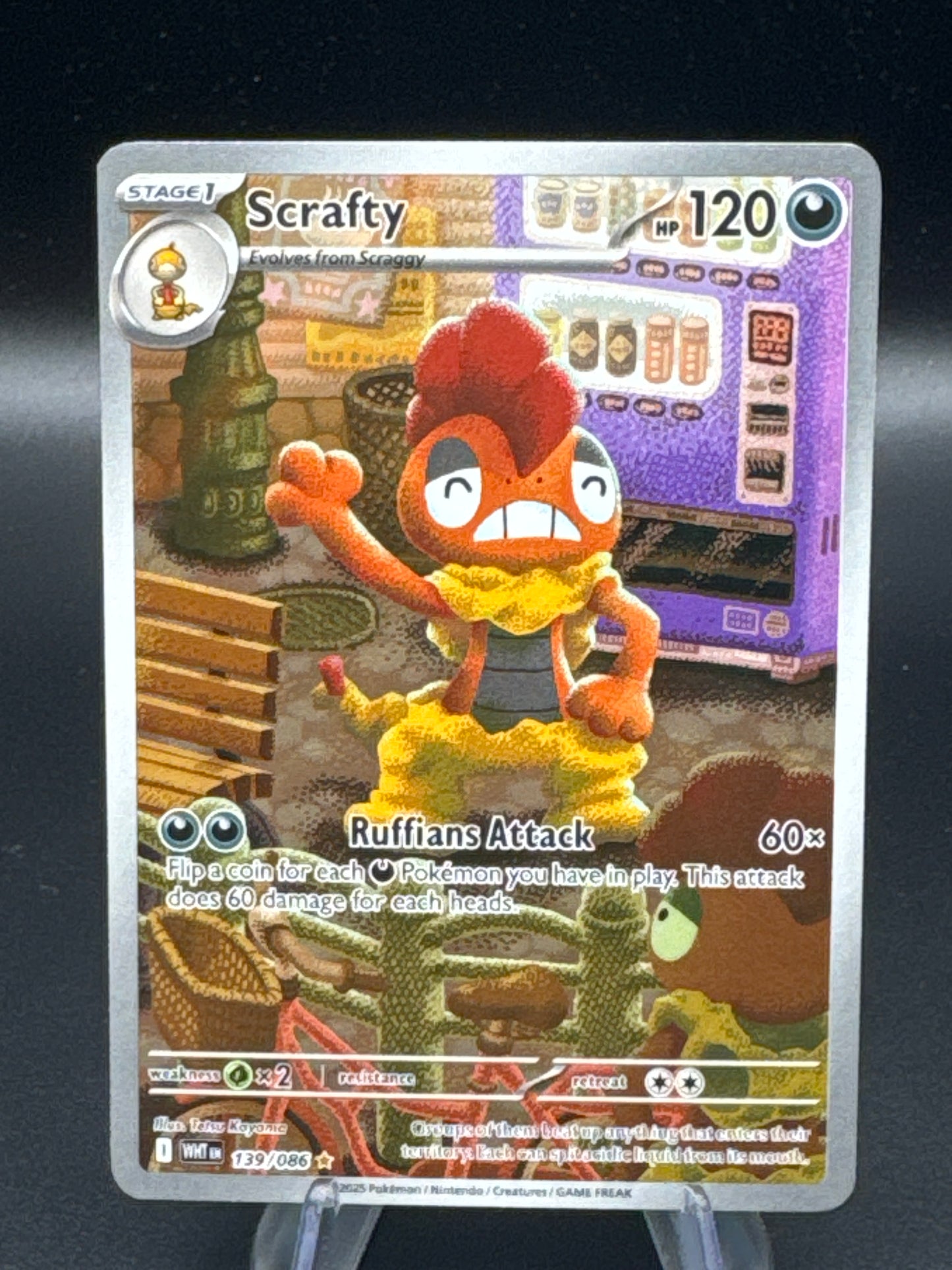 Pokémon TCG: 2025 Scrafty 139/086 - SV: White Flare