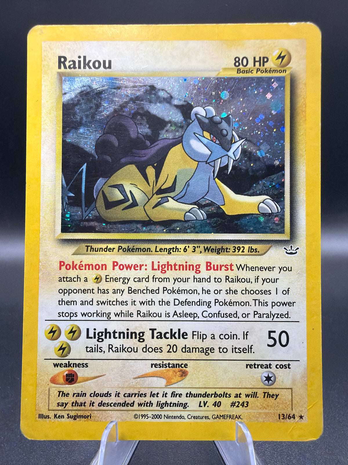 Pokémon TCG: 1995 Raikou 13/64 - Neo Revelation