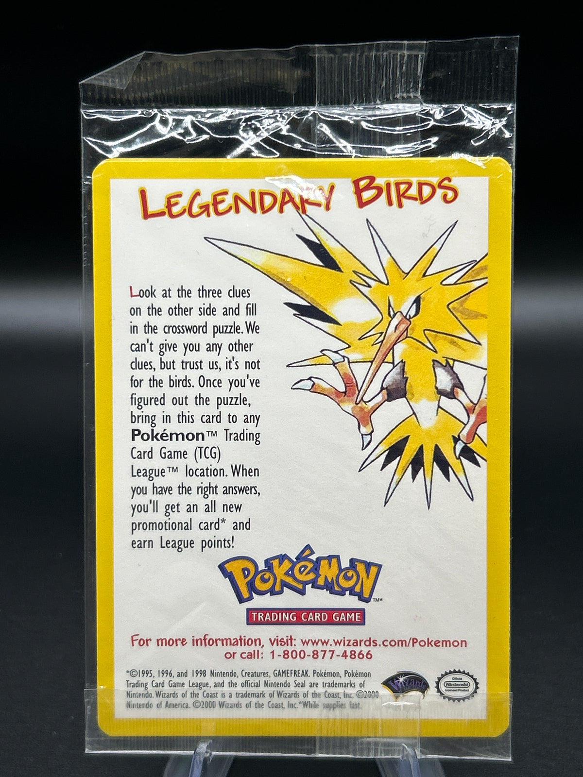 Pokémon TCG: Legendary Birds Sealed Promo