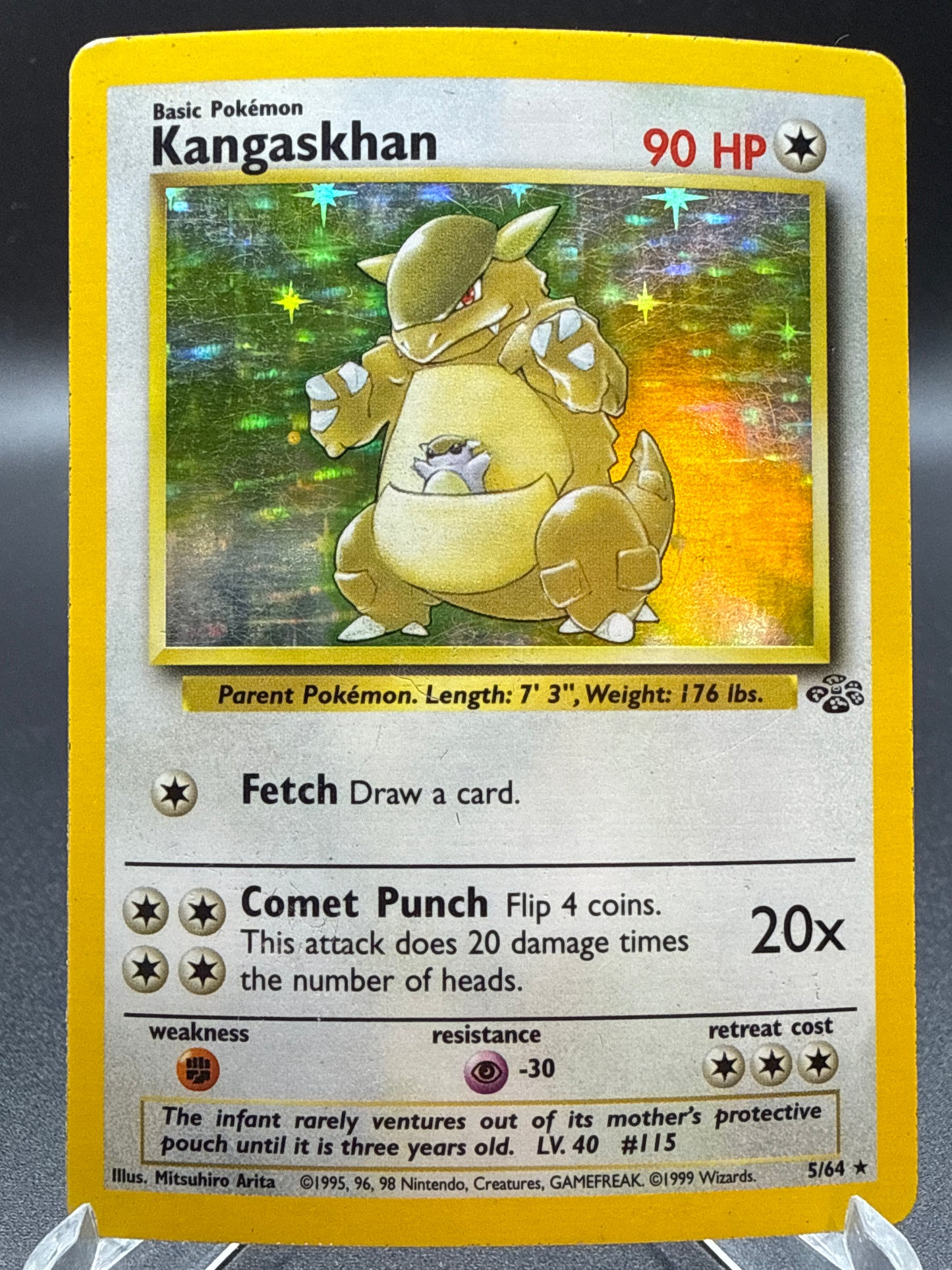 Pokémon TCG: 1999 Kangaskhan 5/64 Jungle Holo