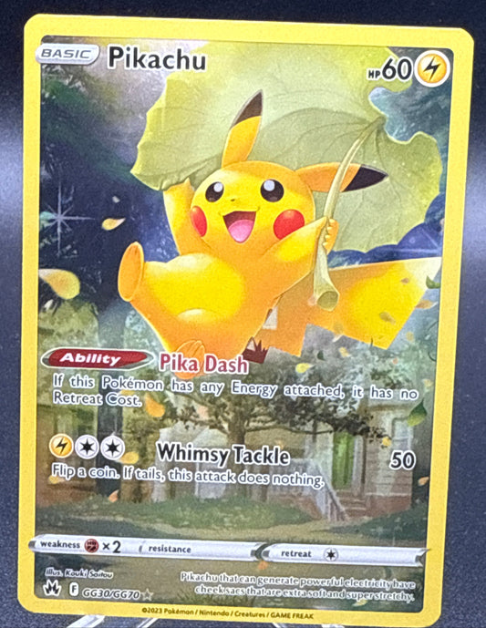 Pokémon TCG: 2023 Pikachu GG30/GG70 SWSH: Crown Zenith Galarian Gallery