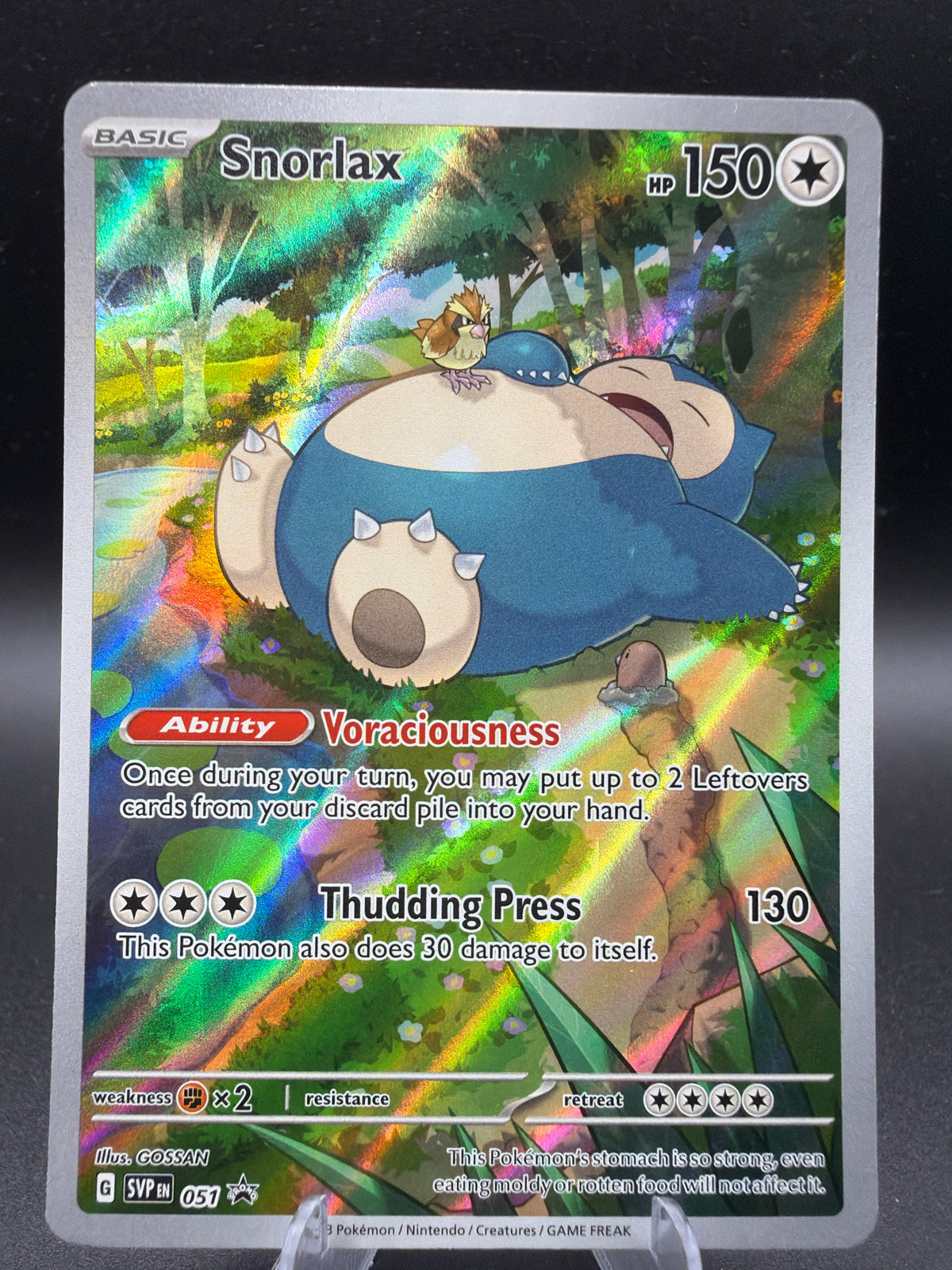 Pokémon TCG: 2023 Snorlax - #051 - SV: Scarlet & Violet Promos