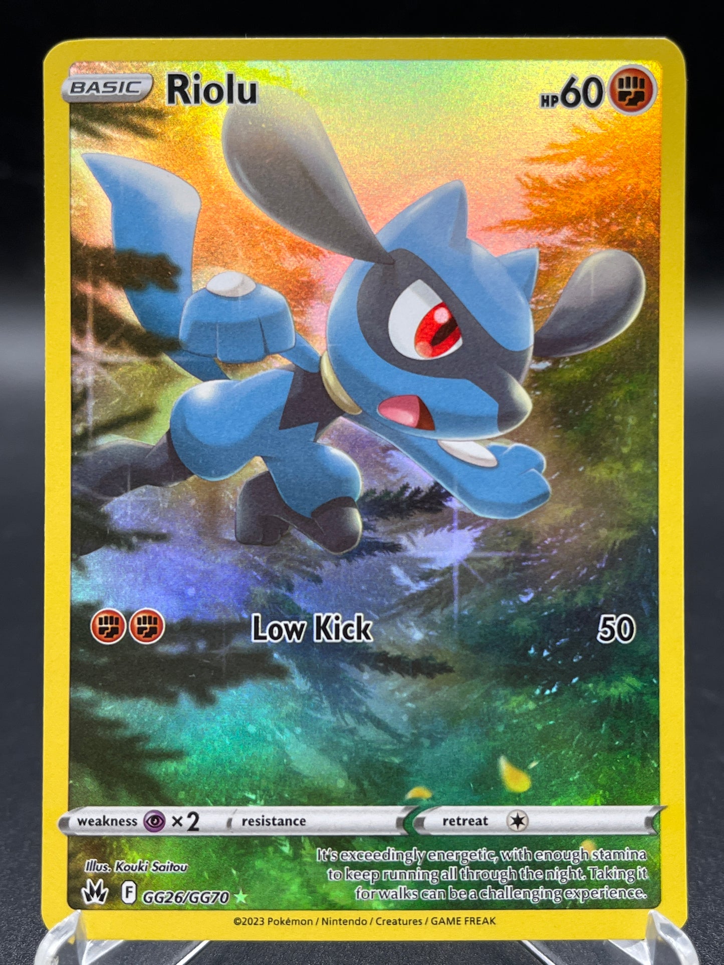 Pokémon TCG: 2023 Riolu GG26/GG70 SWSH: Crown Zenith Galarian Gallery