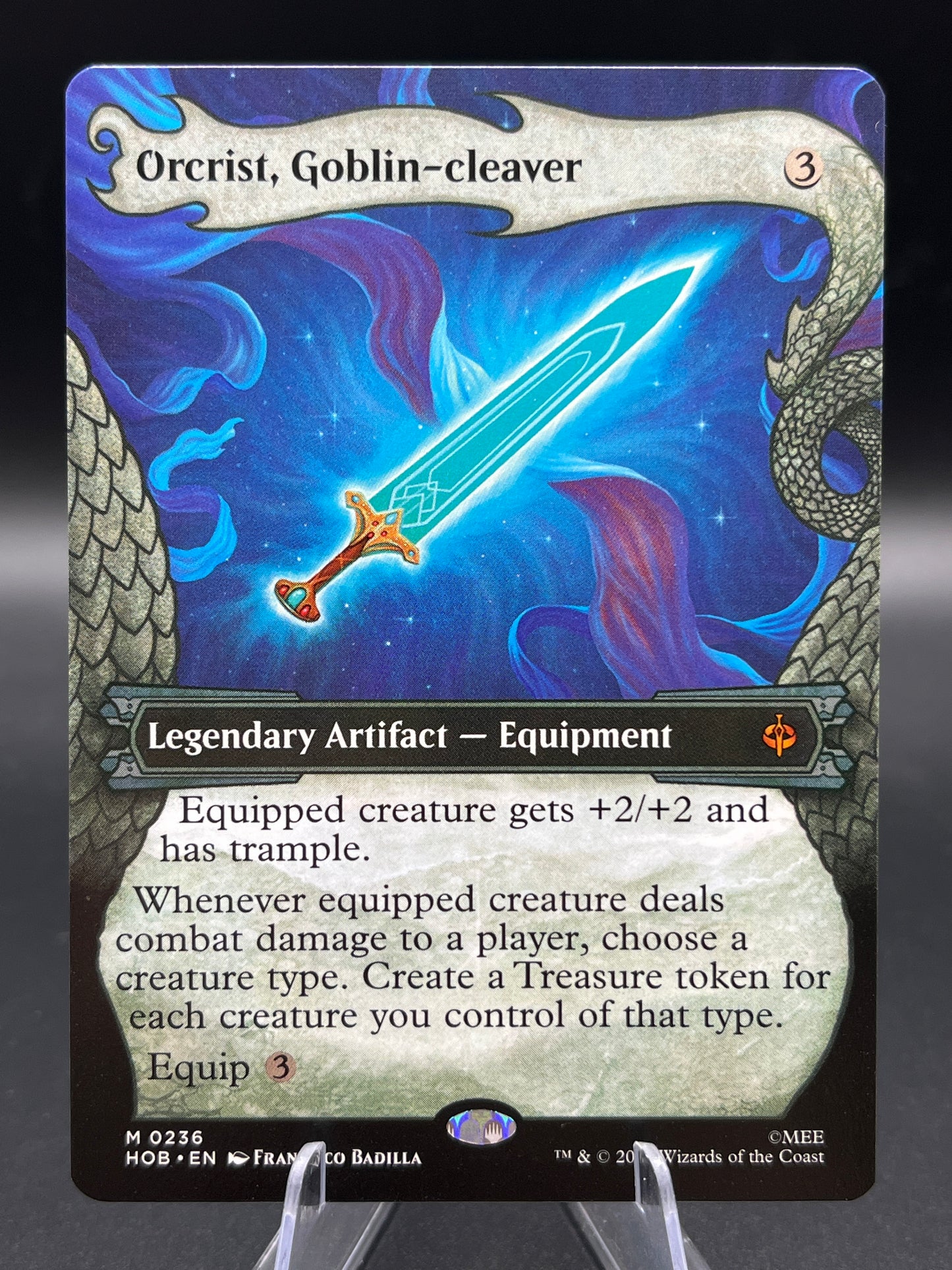 Magic The Gathering: Orcrist, Goblin-cleaver (Showcase) - The Hobbit