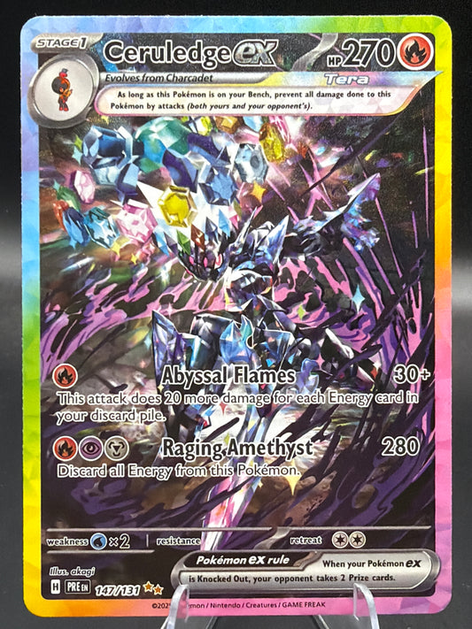 Pokémon TCG: 2025 - Ceruledge ex - 147/131 - SV: Prismatic Evolutions