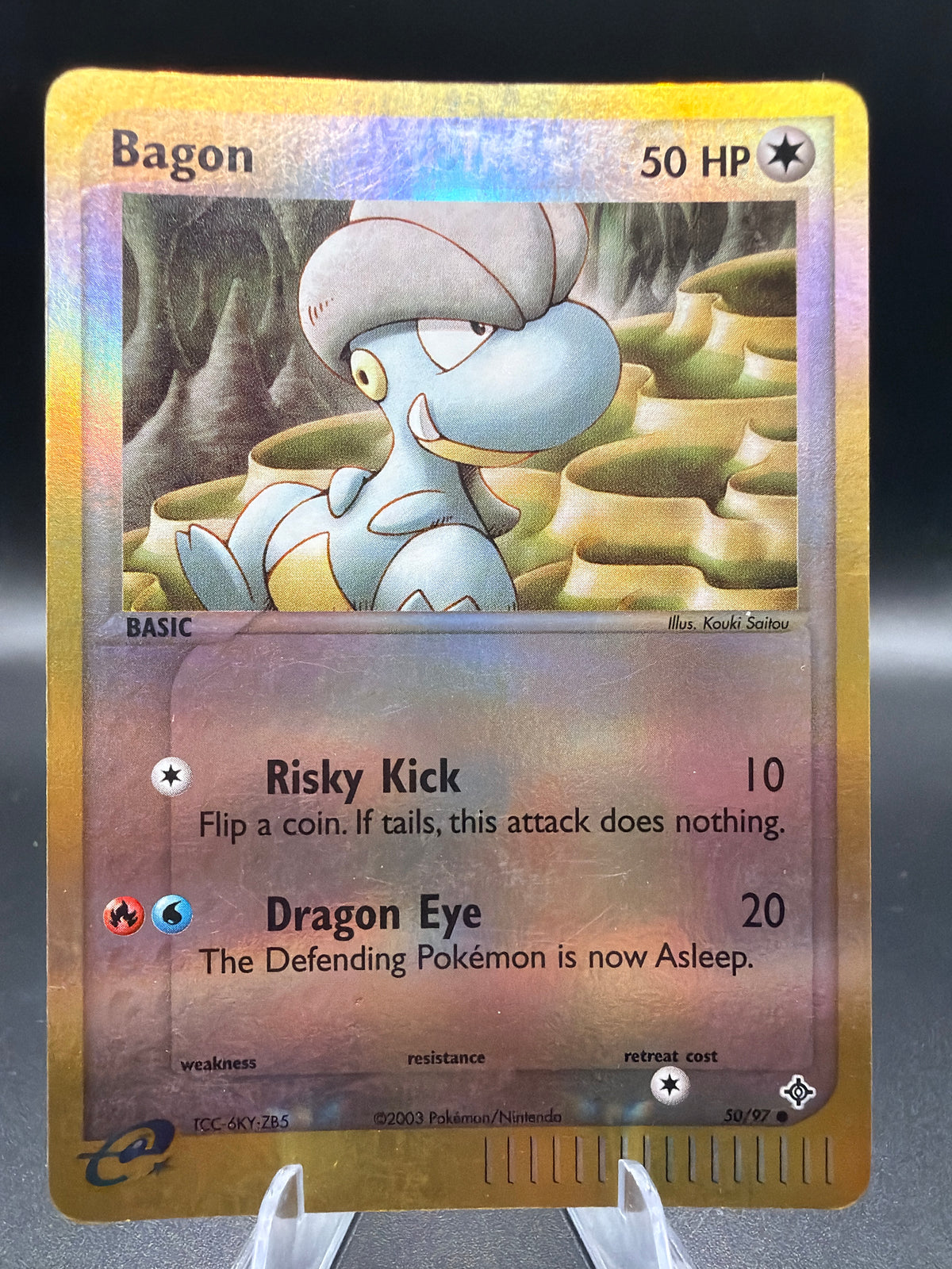 Pokémon TCG: 2003 Bagon Reverse Holo 50/97 EX: Dragon