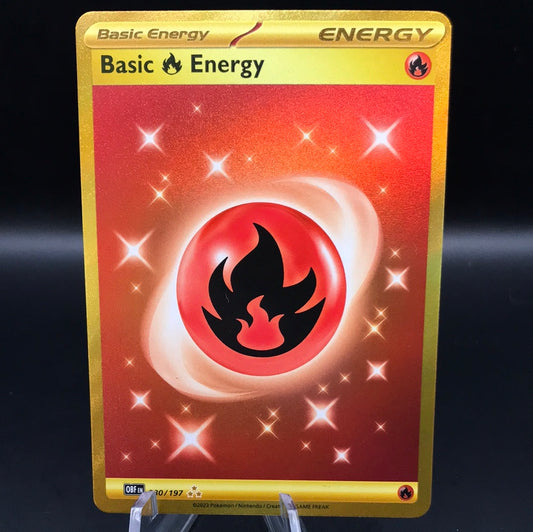 Pokémon TCG: 2023 Basic Fire Energy 230/197 SV: Obsidian Flames