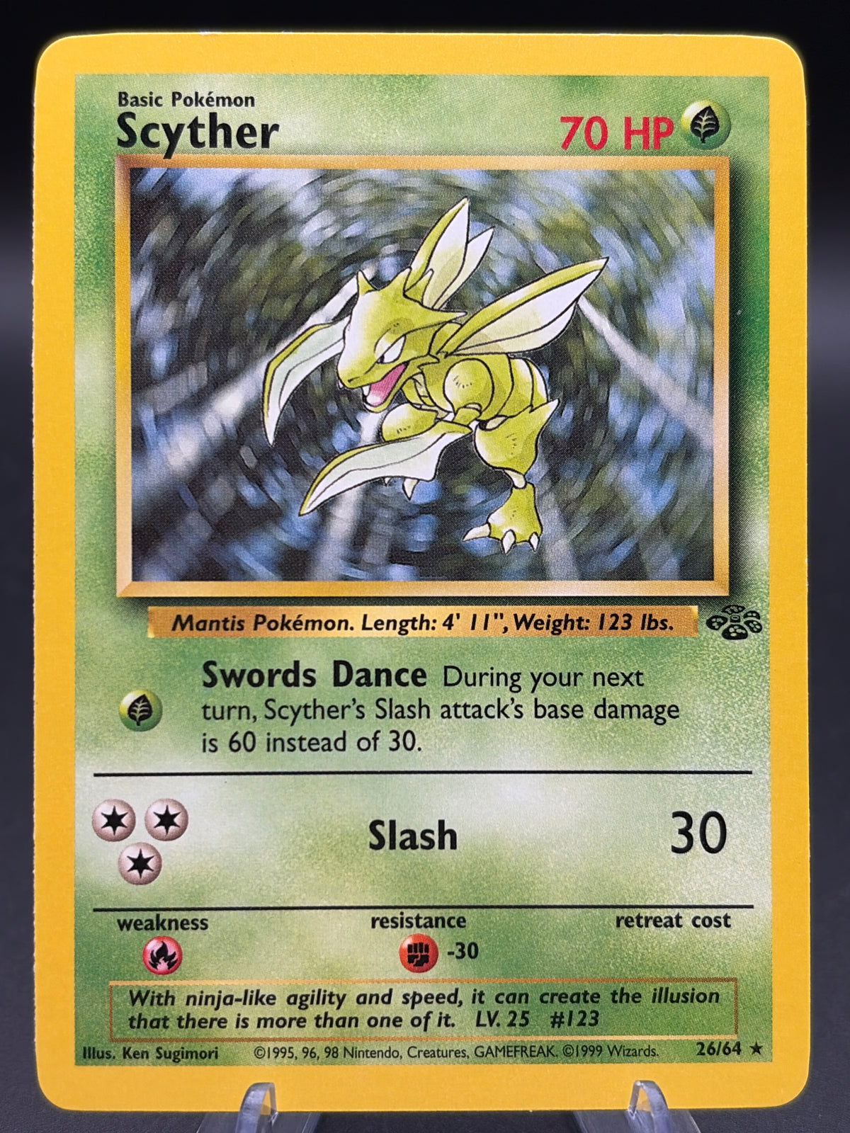 Pokémon TCG: 1999 Scyther 26/64 Jungle
