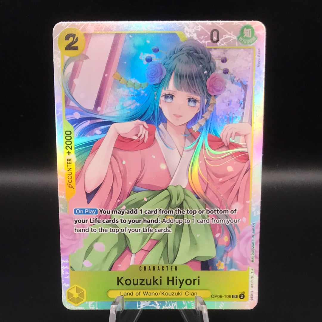 One Piece TCG: Kouzuki Hiyori OP06-106 SR Wings of the Captain OP06