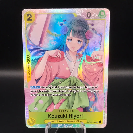 One Piece TCG: Kouzuki Hiyori OP06-106 SR Wings of the Captain OP06