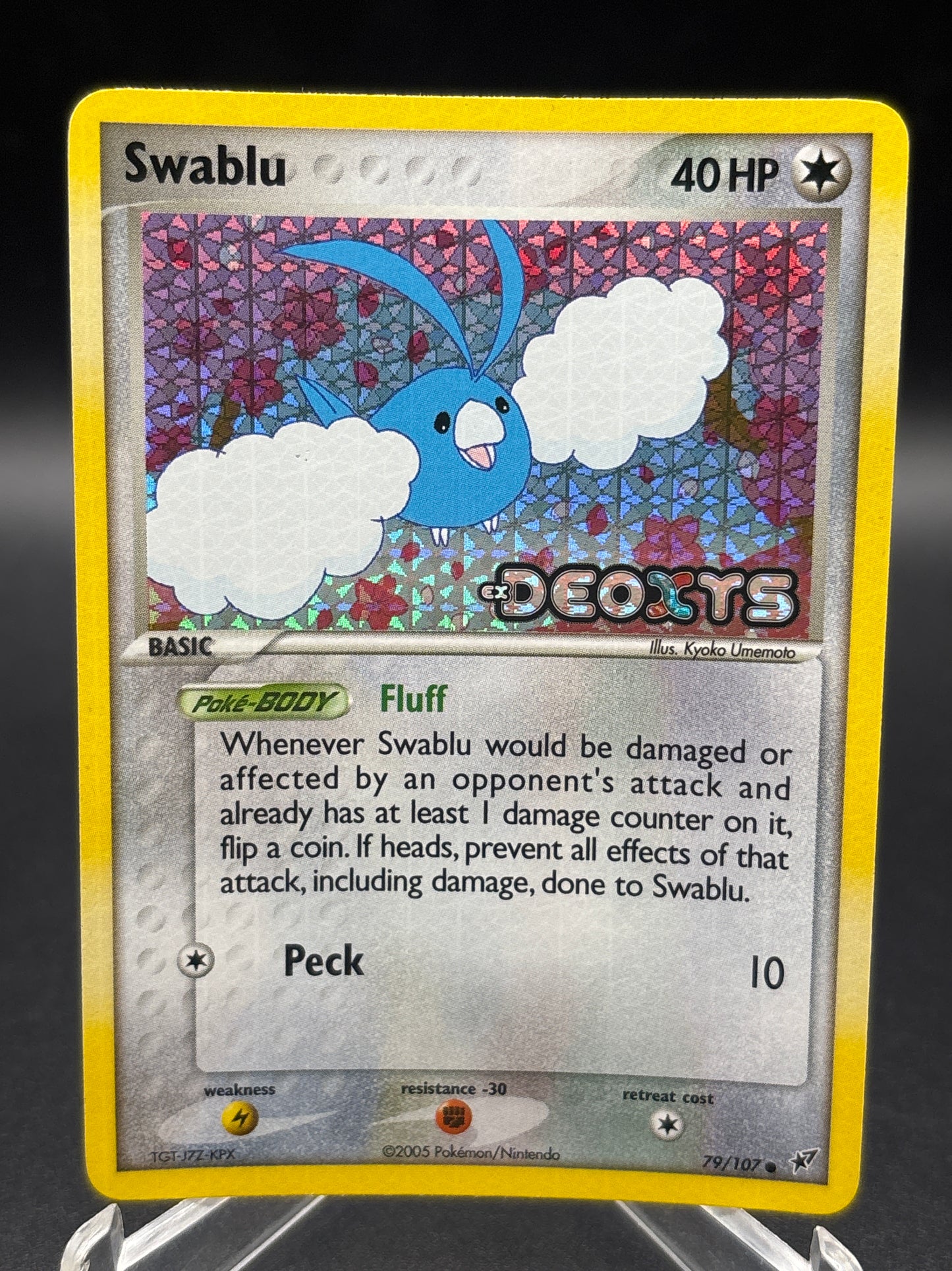 Pokémon TCG: 2005 Swablu - 79/107 - Deoxys Reverse Holo