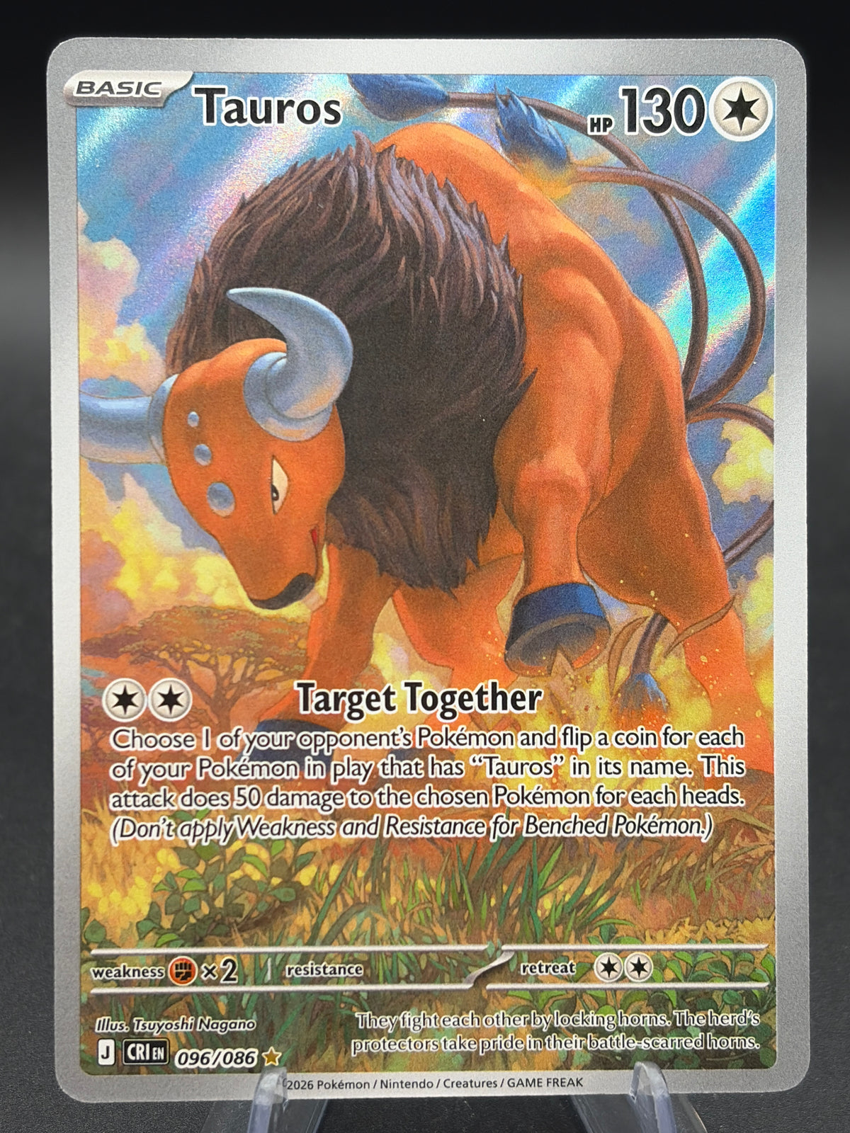 Pokémon TCG: 2026 Tauros - 096/086 - ME04:Chaos Rising