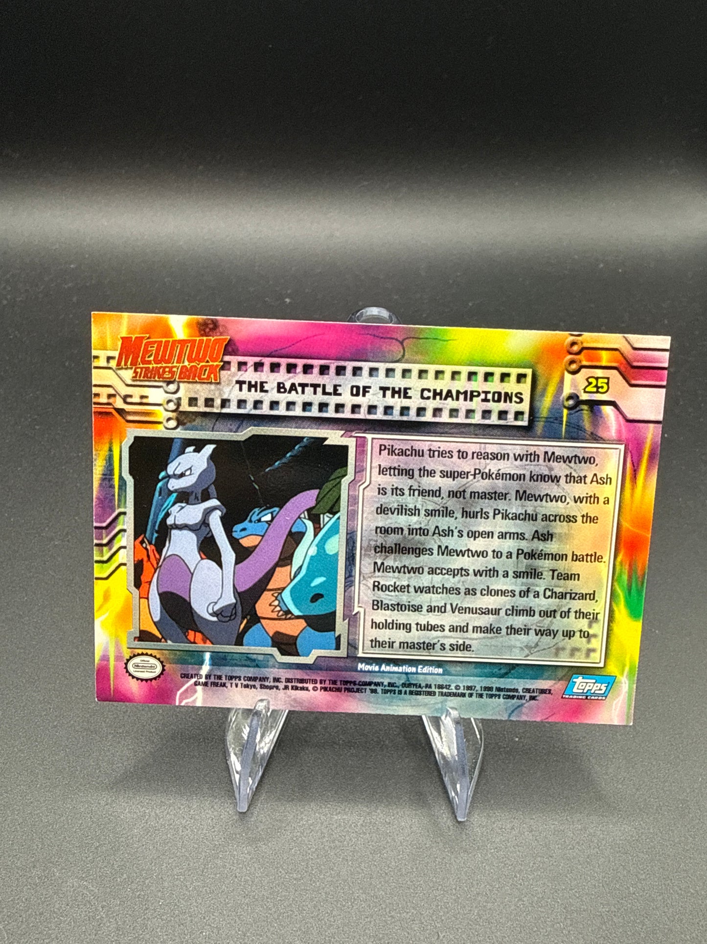 Pokémon TCG : Topps The Battle of the Champions #25
