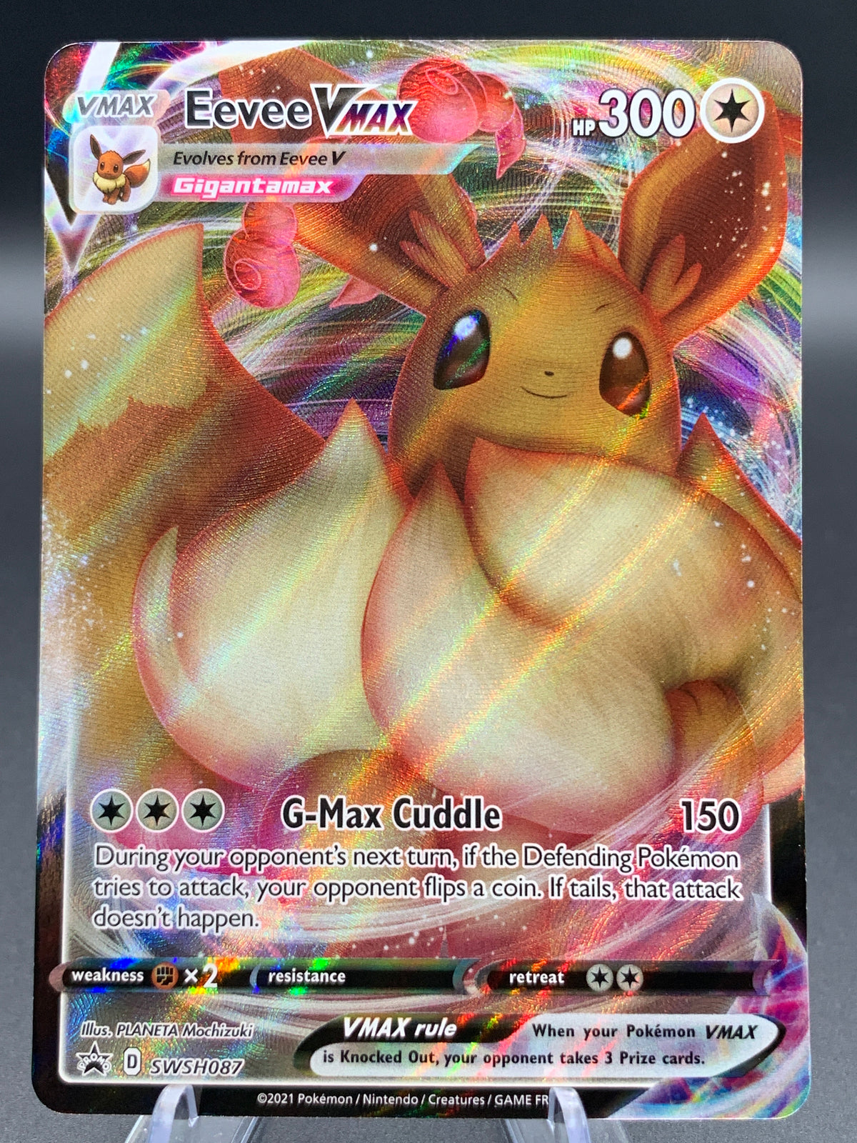Pokémon TCG: 2021 Eevee VMAX - SWSH087 - SWSH: Shining Fates Promo