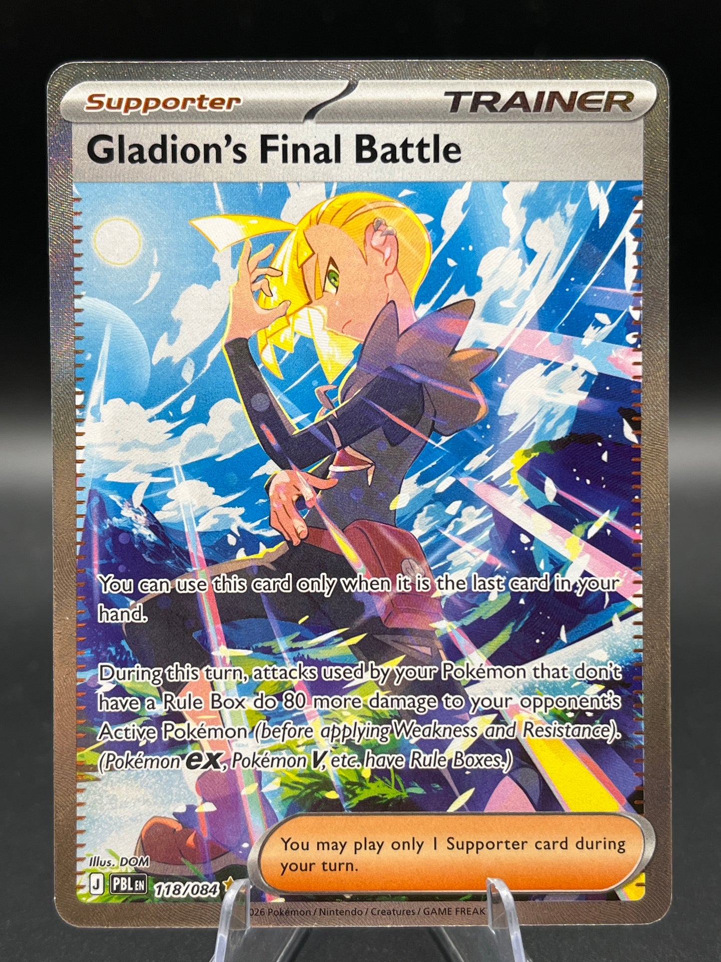 Pokémon TCG: 2026 Gladion's Final Battle - 118/084 - ME05: Pitch Black