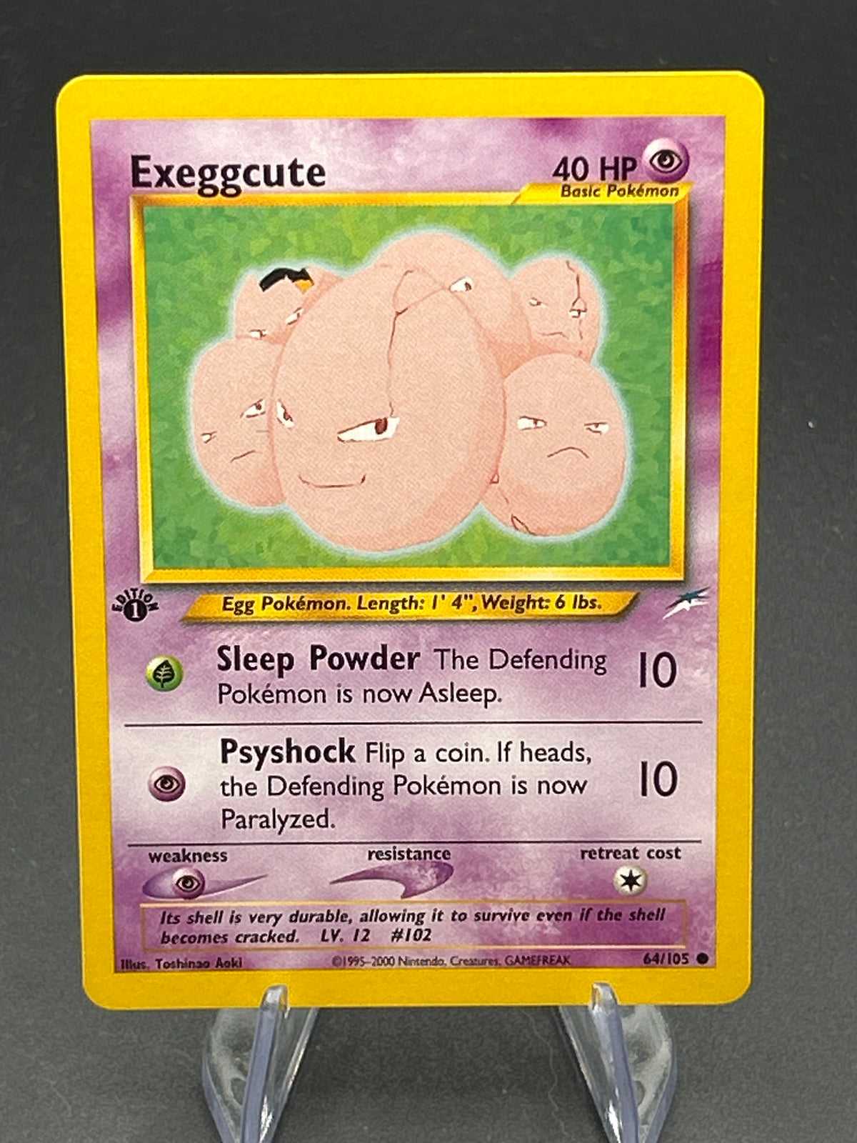 Pokémon TCG: 2002 Exeggcute 64/105 - Neo Destiny - 1st Edition