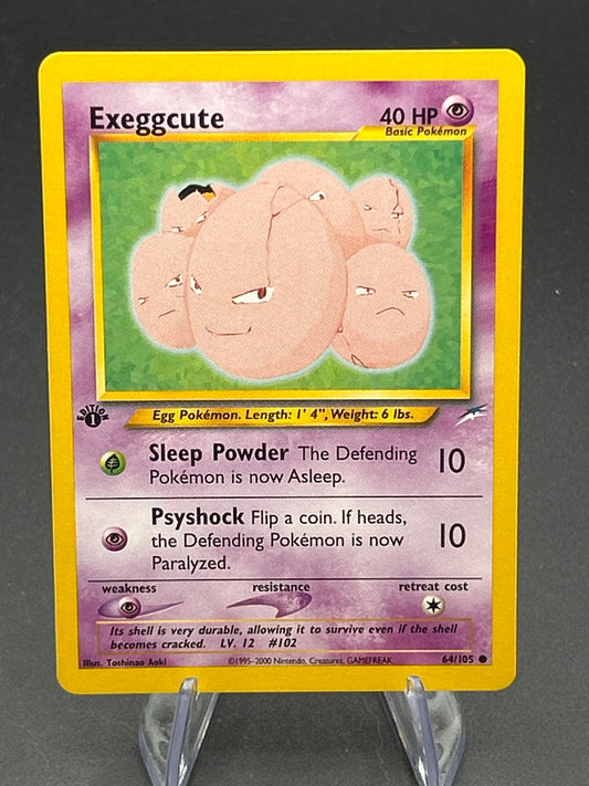 Pokémon TCG: 2002 Exeggcute 64/105 - Neo Destiny - 1st Edition