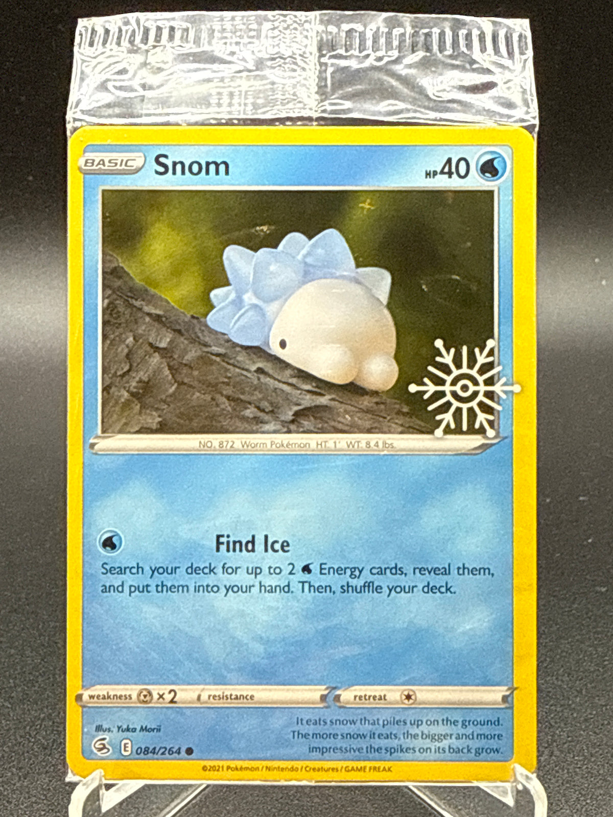 Pokémon TCG 2021 Snom 084/264 Factory Sealed Snowflake  (Holiday Calendar) -