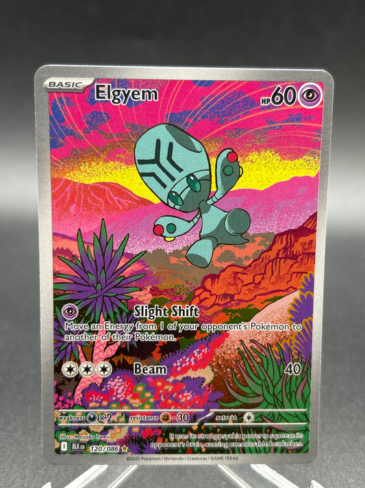 Pokémon TCG: 2025 Elgyem 120/086 SV: Black Bolt