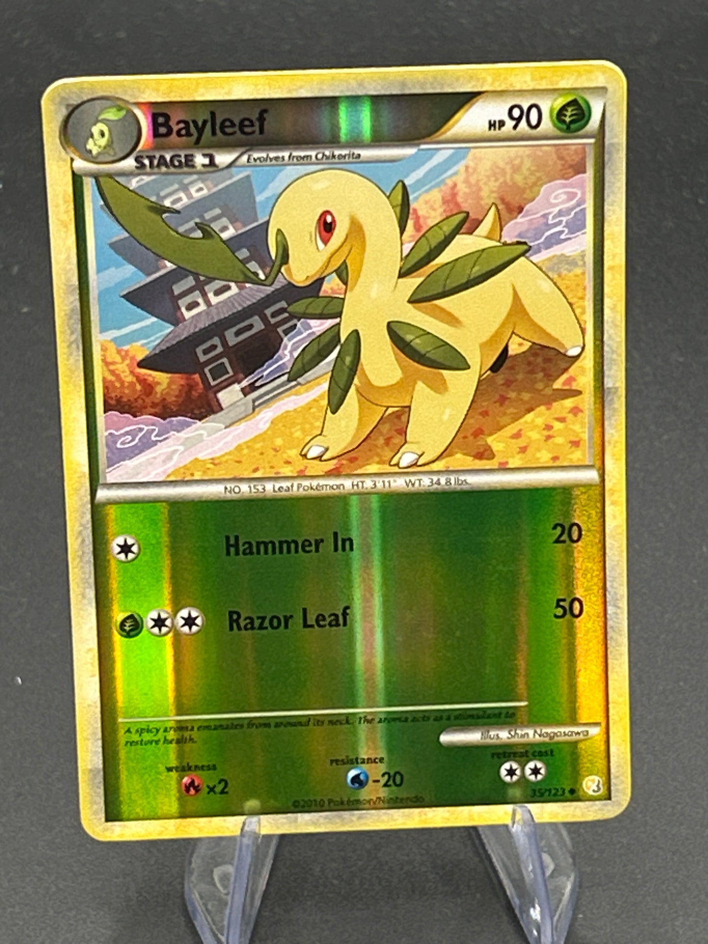 Pokémon TCG: 2010 Bayleaf 35/123 - HeartGold SoulSilver - Reverse Holo