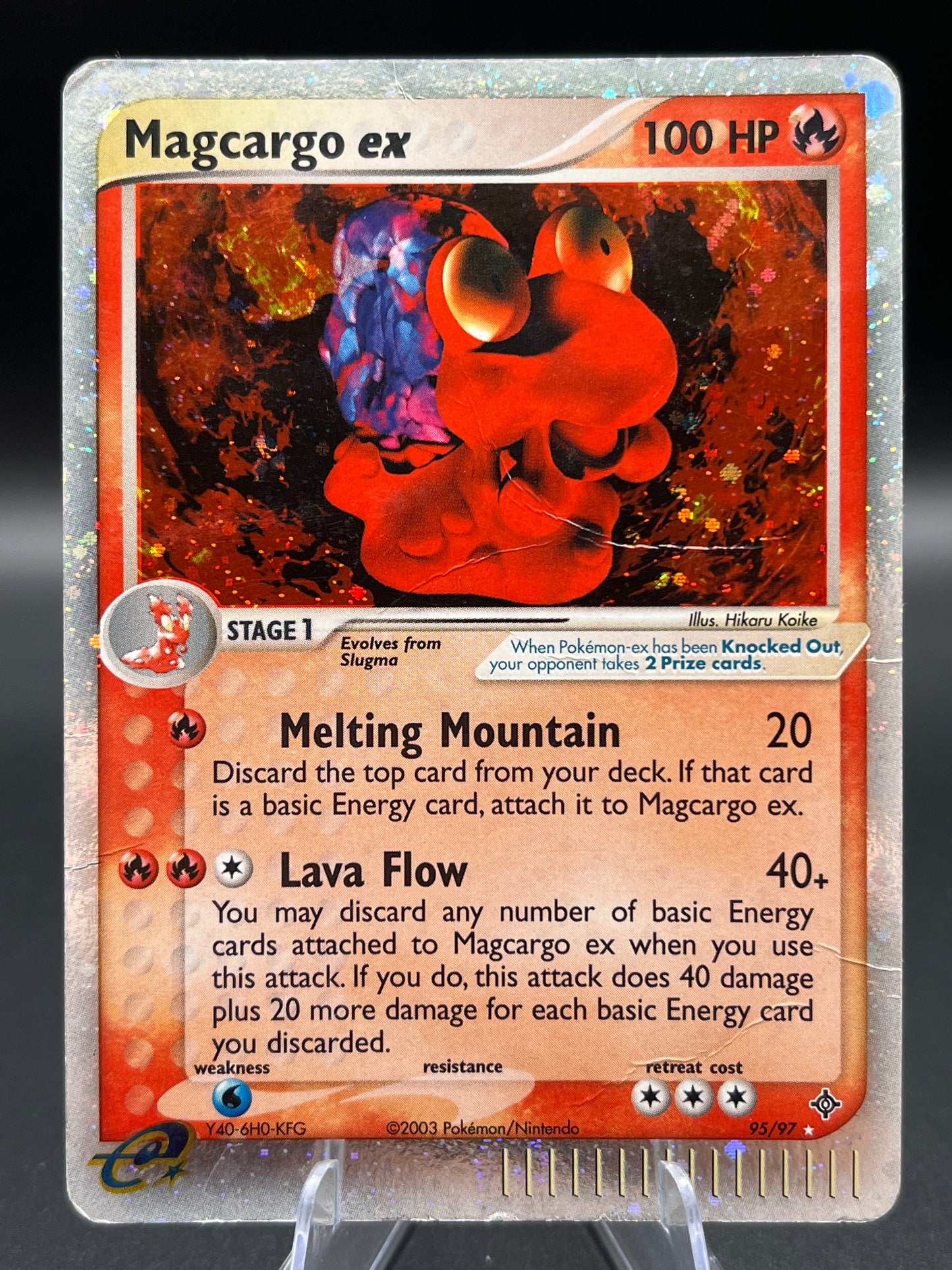 Pokemon TCG: 2003 Magcargo ex 95/97 - EX Dragon