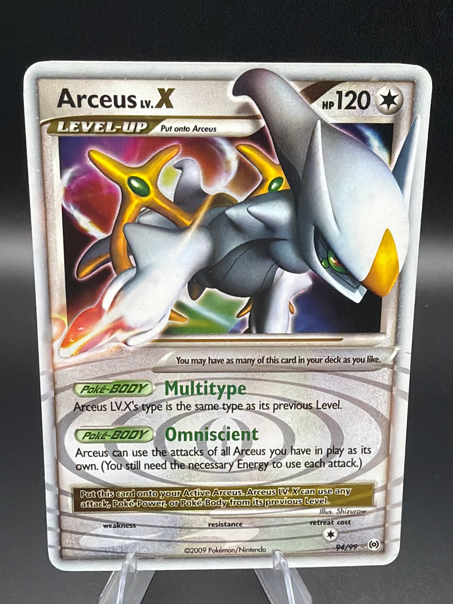 Pokémon TCG: 2009 Arceus Lv. X - 94/99 - DP: Arceus