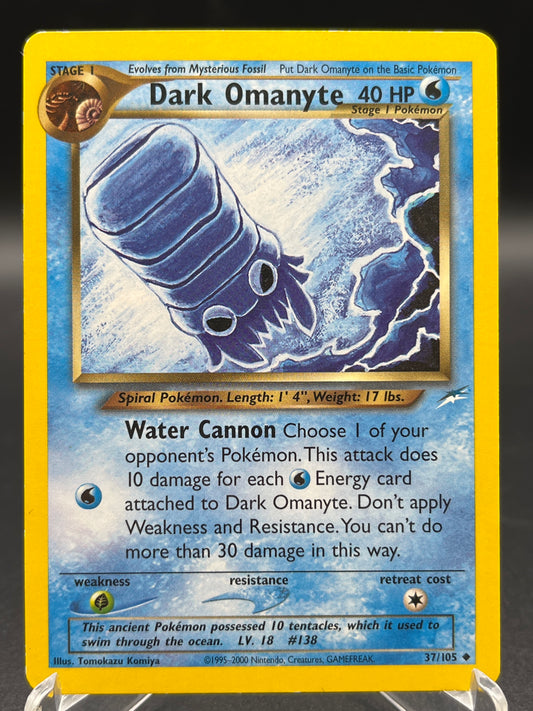 Pokémon TCG: 2000 Dark Omanyte 37/105 - Neo Destiny