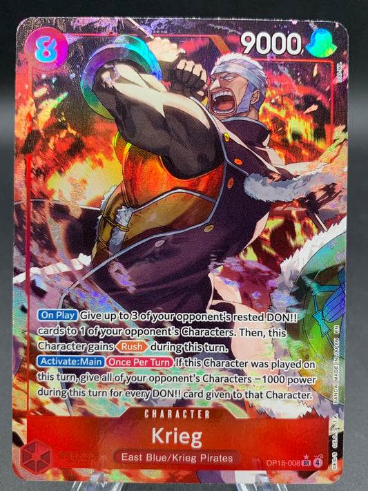One Piece TCG: Krieg (OP15-008) (Alternate Art) - Adventure on Kami's Island (OP15-EB04)
