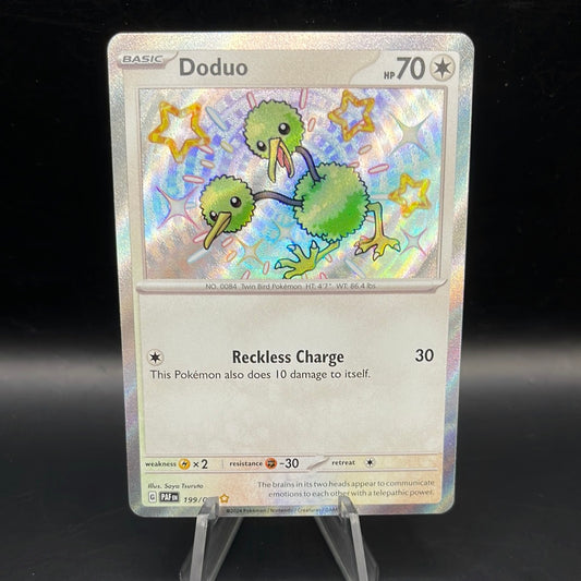 Pokémon TCG: 2024 Doduo 199/091 S&V Paldean Fates Baby Shiny