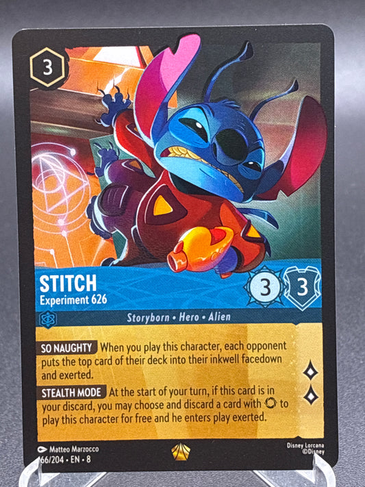 Lorcana TCG: Stitch Experiment 626 166/204 Reign of Jafar