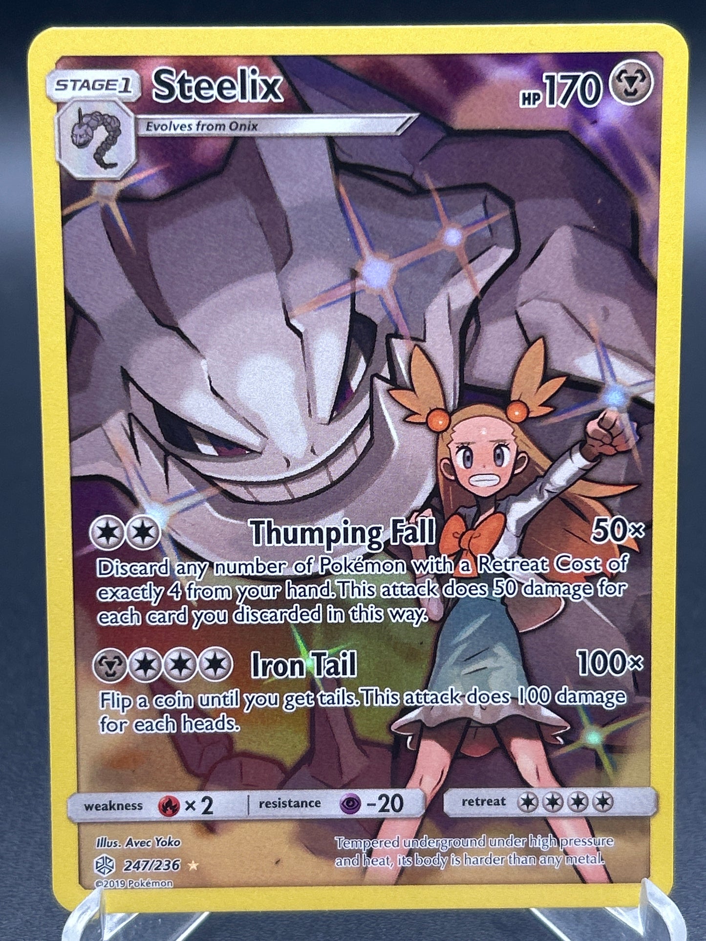 Pokémon TCG: 2019 Steelix - 247/236 - SM: Cosmic Eclipse