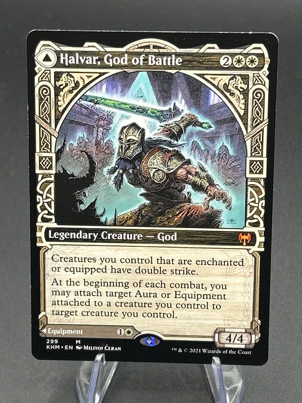 Magic The Gathering: Halvar, God of Battle (Showcase) - Kaldheim (KHM)