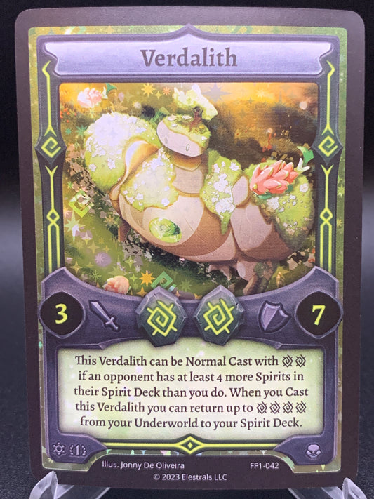 Elestrals TCG: Verdalith FF1-042 Frostfall 1st Edition
