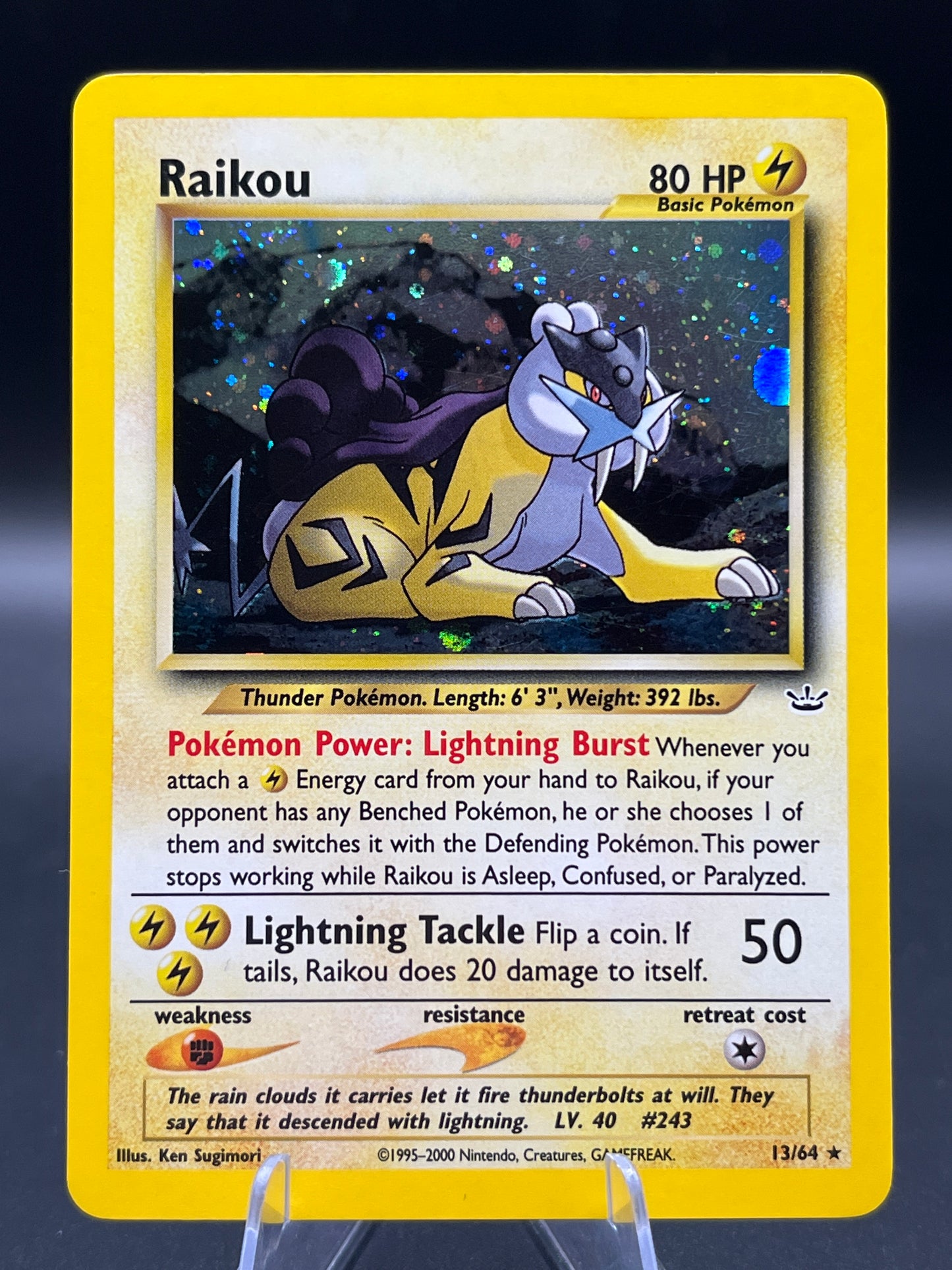 Pokémon TCG: 1995 Raikou 13/64 - Neo Revelation