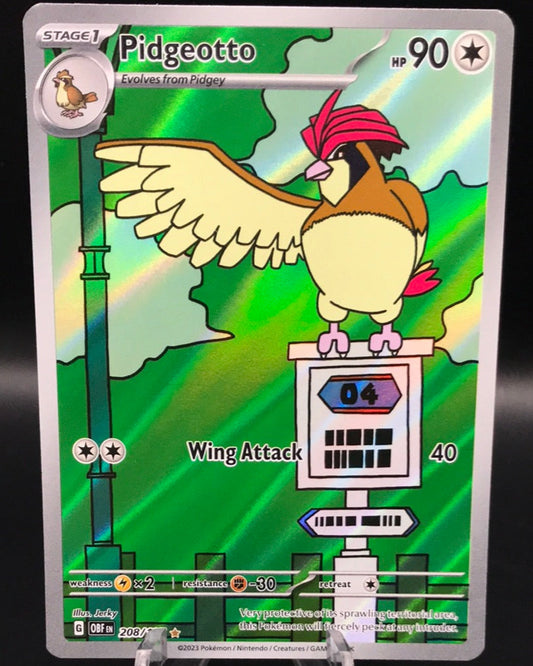 Pokémon TCG: 2023 Pidgeotto 208/197 S&V: Obsidian Flames