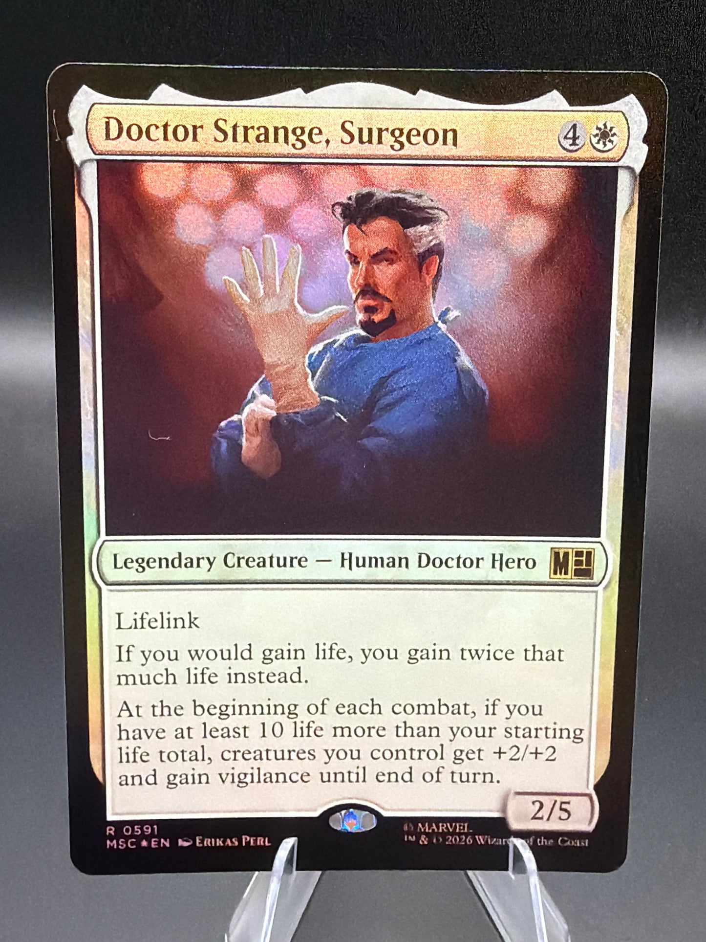 MTG TCG: Doctor Strange, Surgeon - Commander: Marvel Super Heroes (MSC)