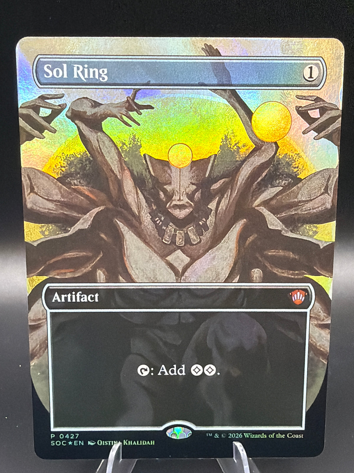 MTG TCG: Sol Ring (Borderless) - Commander: Secrets of Strixhaven (SOC)
