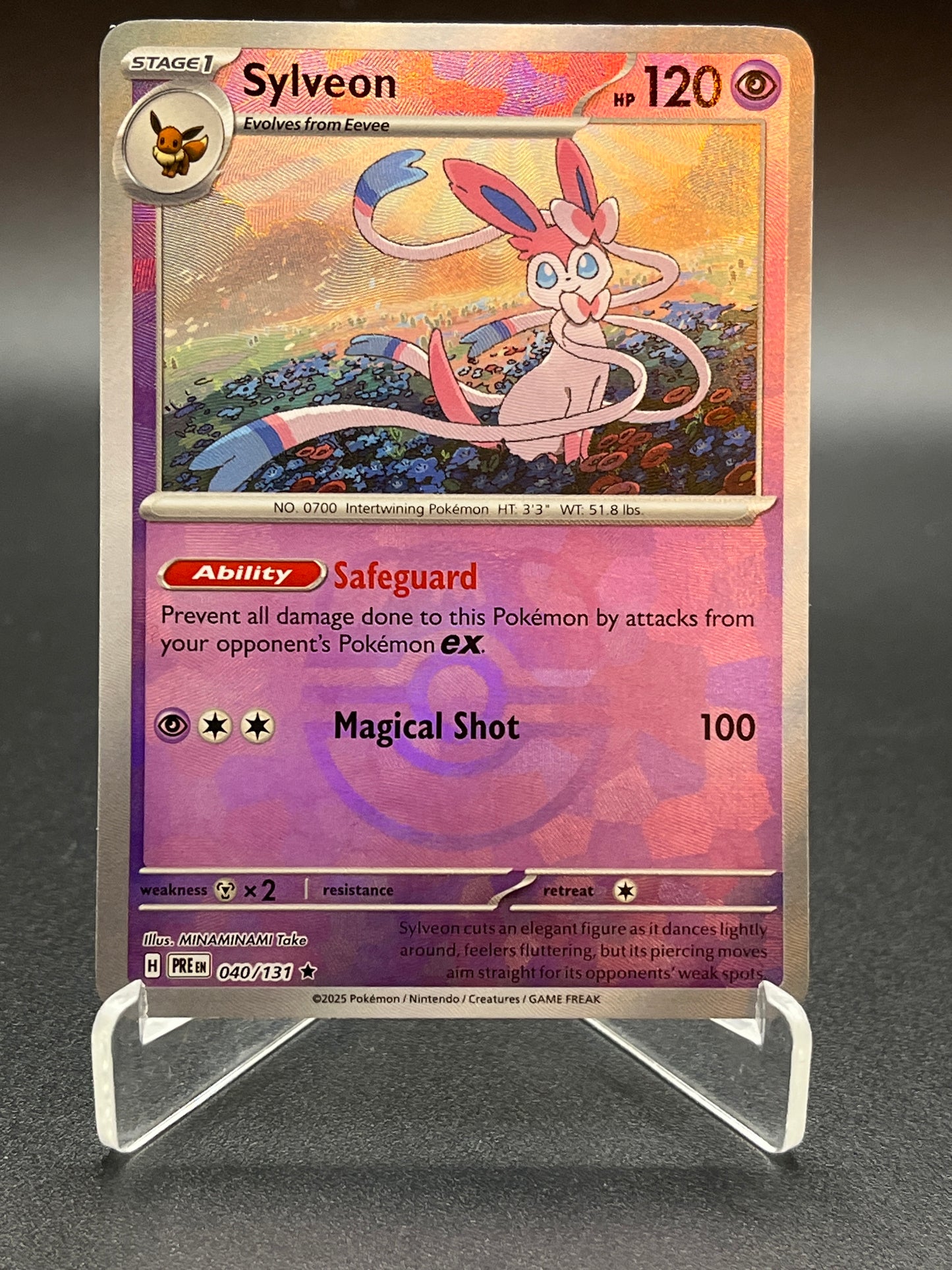 Pokémon TCG: 2025 Sylveon Master Ball 040/131 SV: Prismatic Evolutions