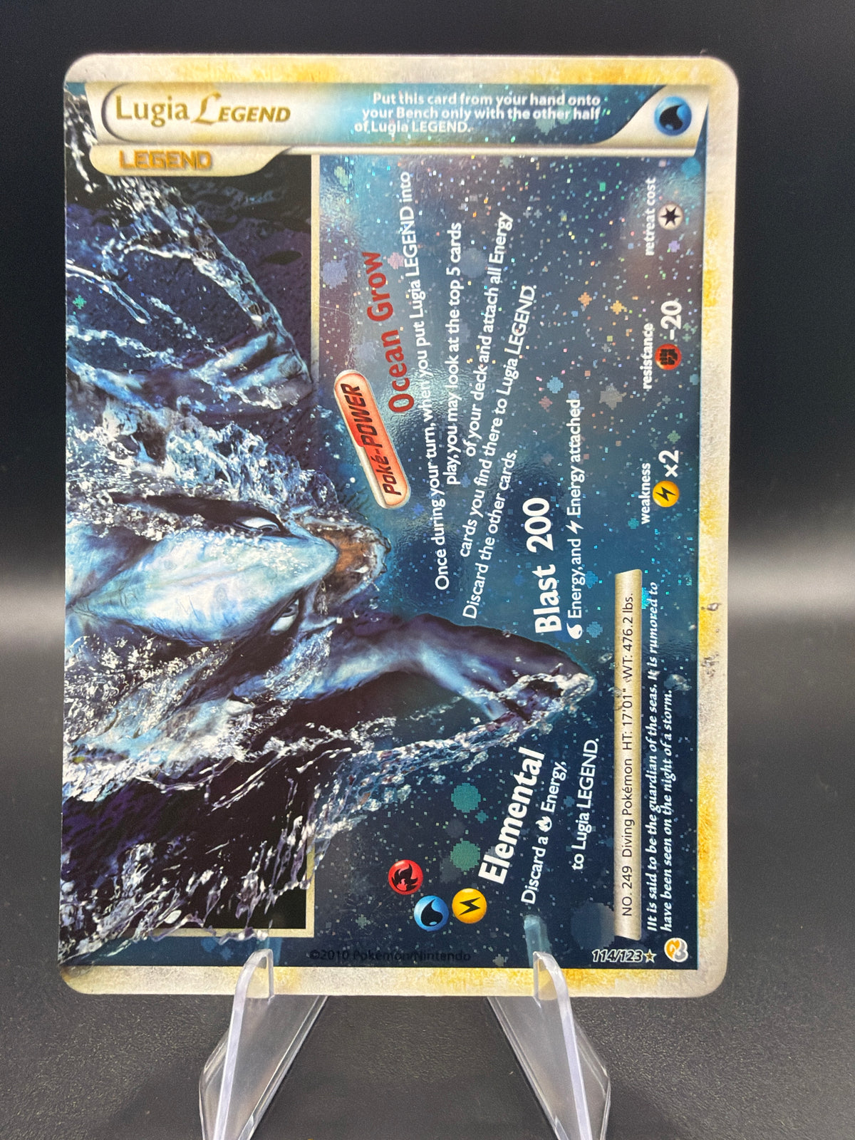 Pokémon TCG: 2010 Lugia Legend 114/123 Heart Gold Soul Silver