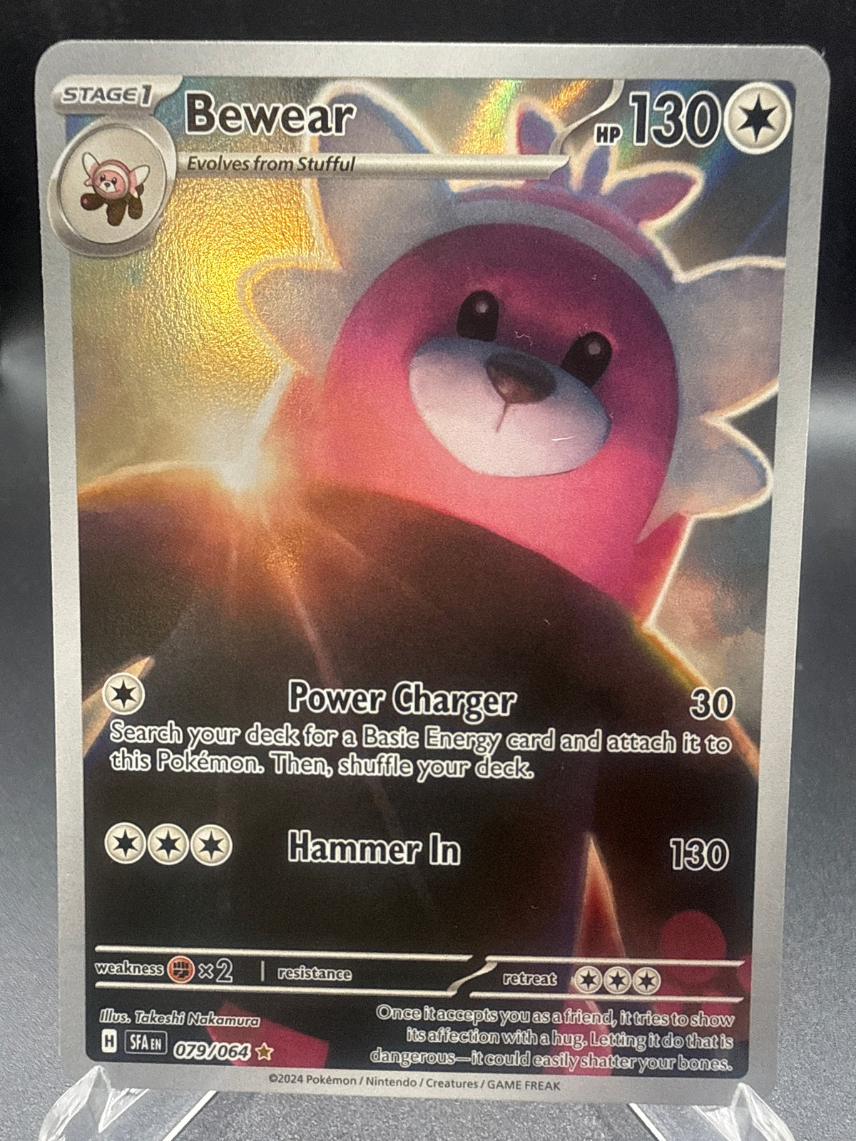 Pokémon TCG: 2024 Bewear 079/064 S&V: Shrouded Fable